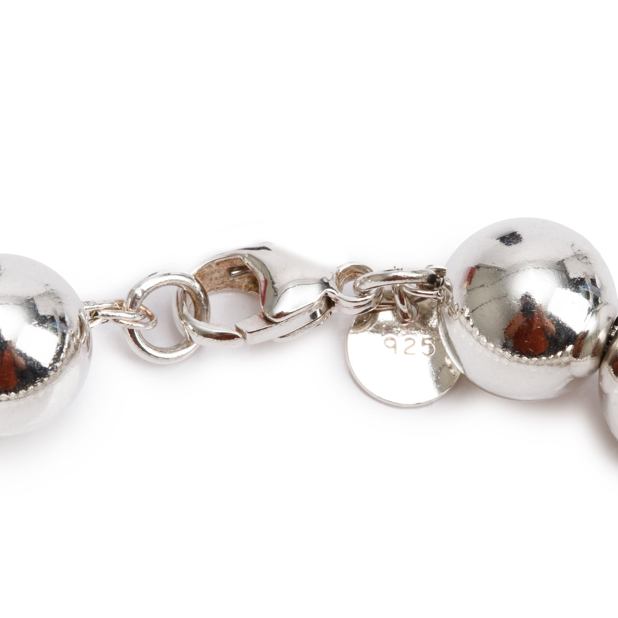 Tiffany & Co. Sterling Silver 10 MM HardWear Ball Bracelet