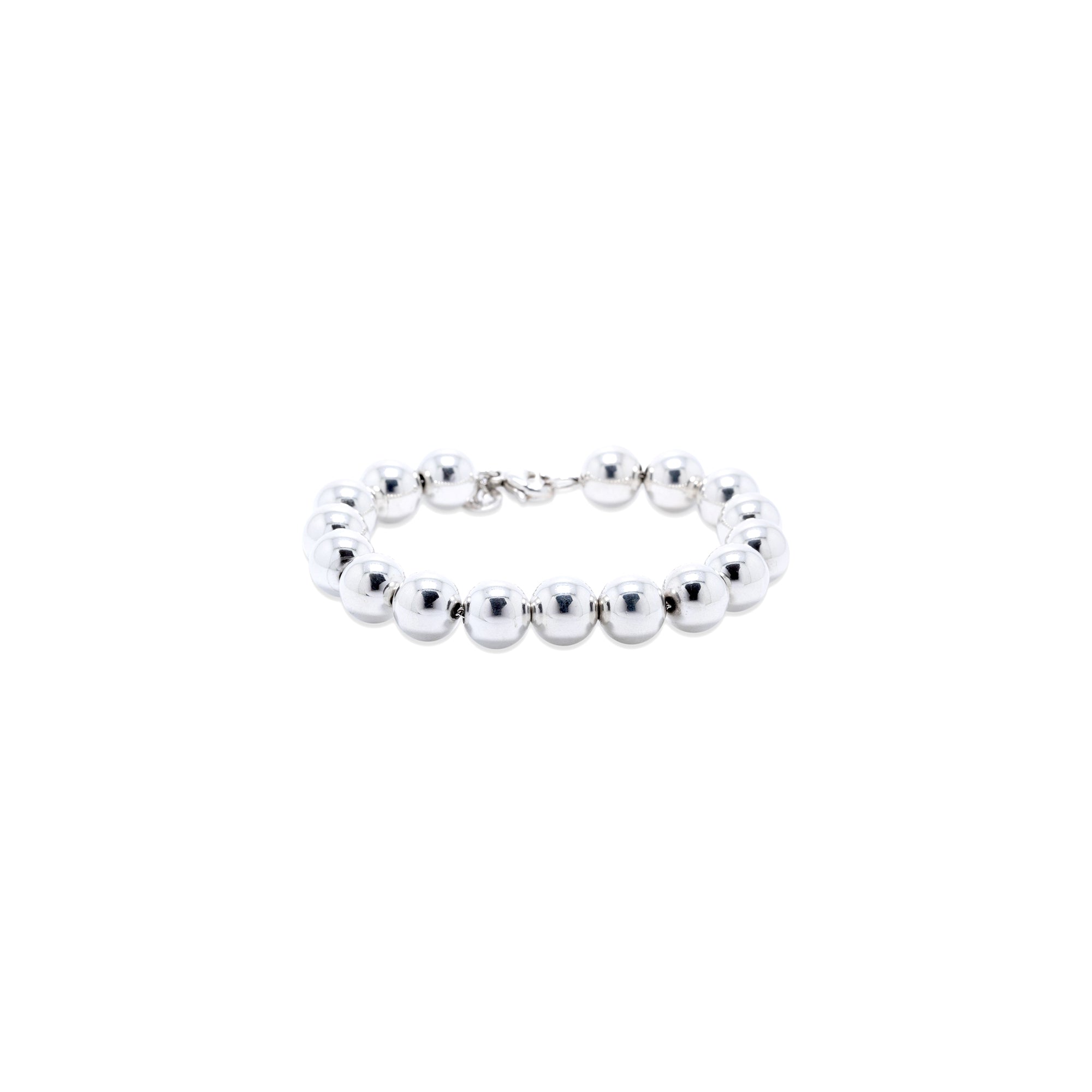 Tiffany & Co. Sterling Silver 10 MM HardWear Ball Bracelet