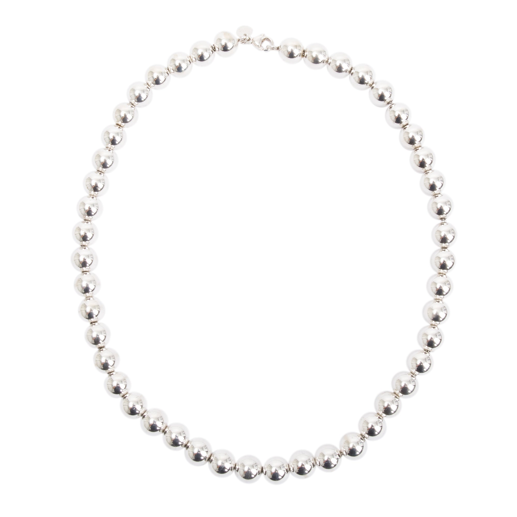 Tiffany & Co. Sterling Silver 10 MM HardWear Ball Necklace