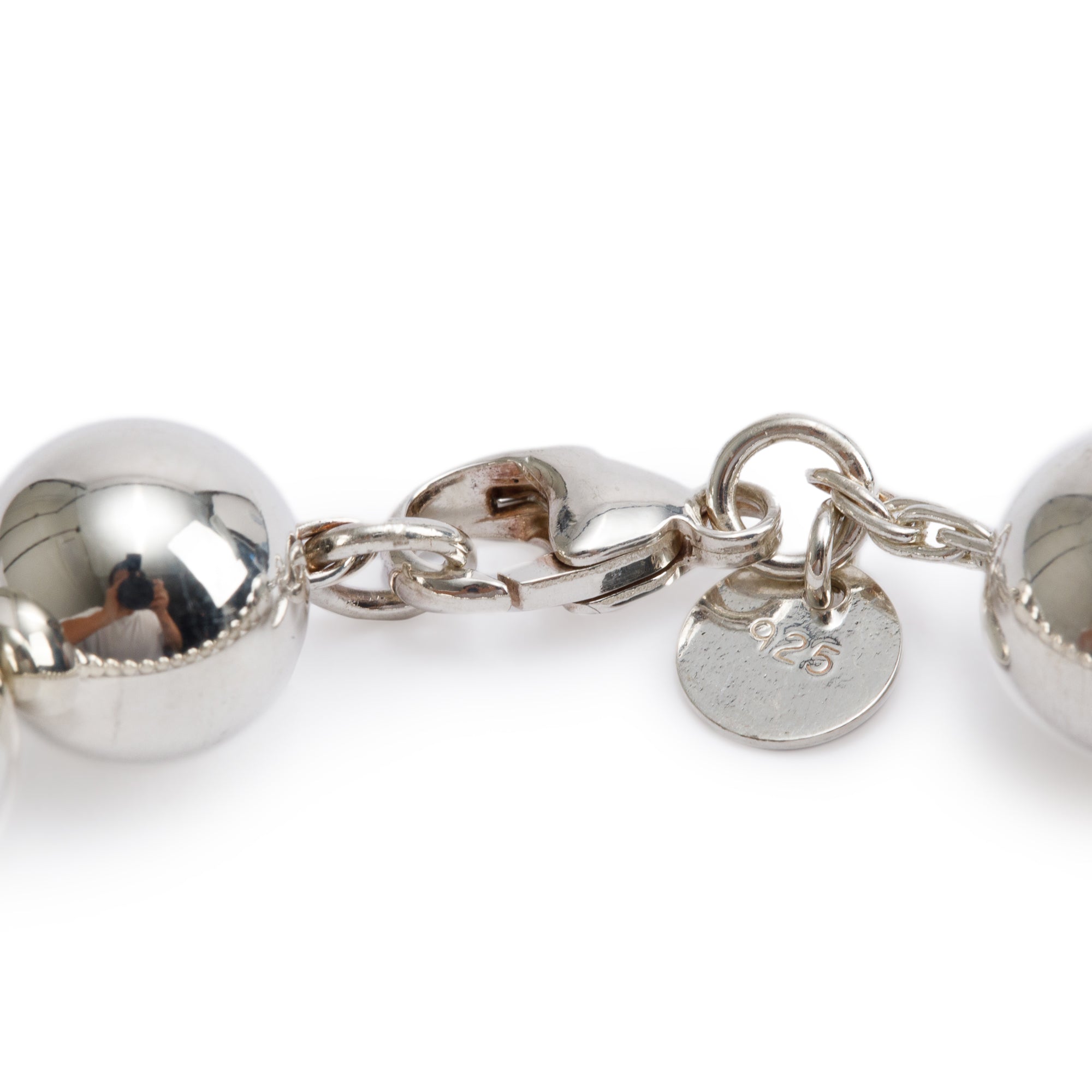 Tiffany & Co. Sterling Silver 10 mm HardWear Ball Bracelet