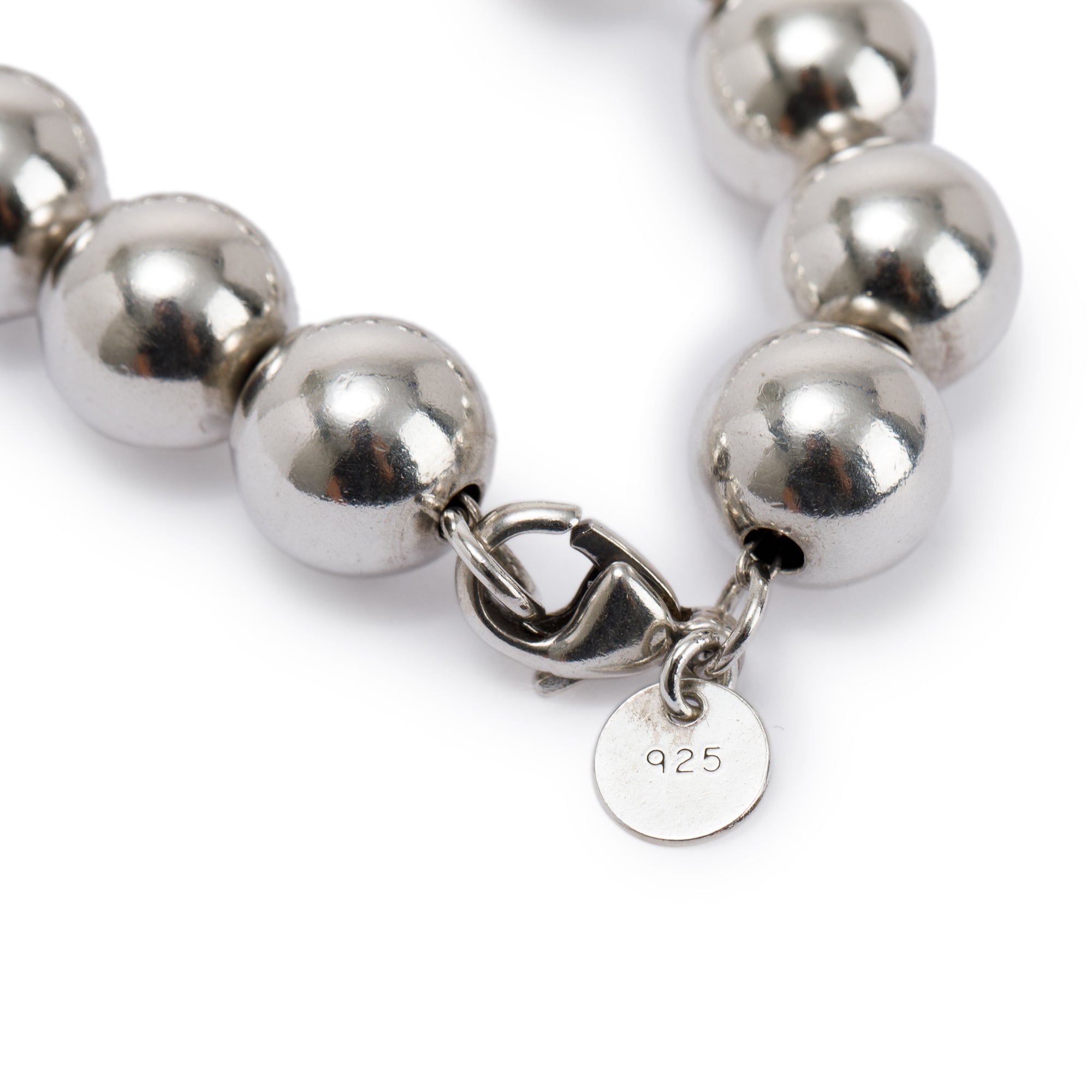 Tiffany & Co. Sterling Silver 10 mm HardWear Ball Bracelet