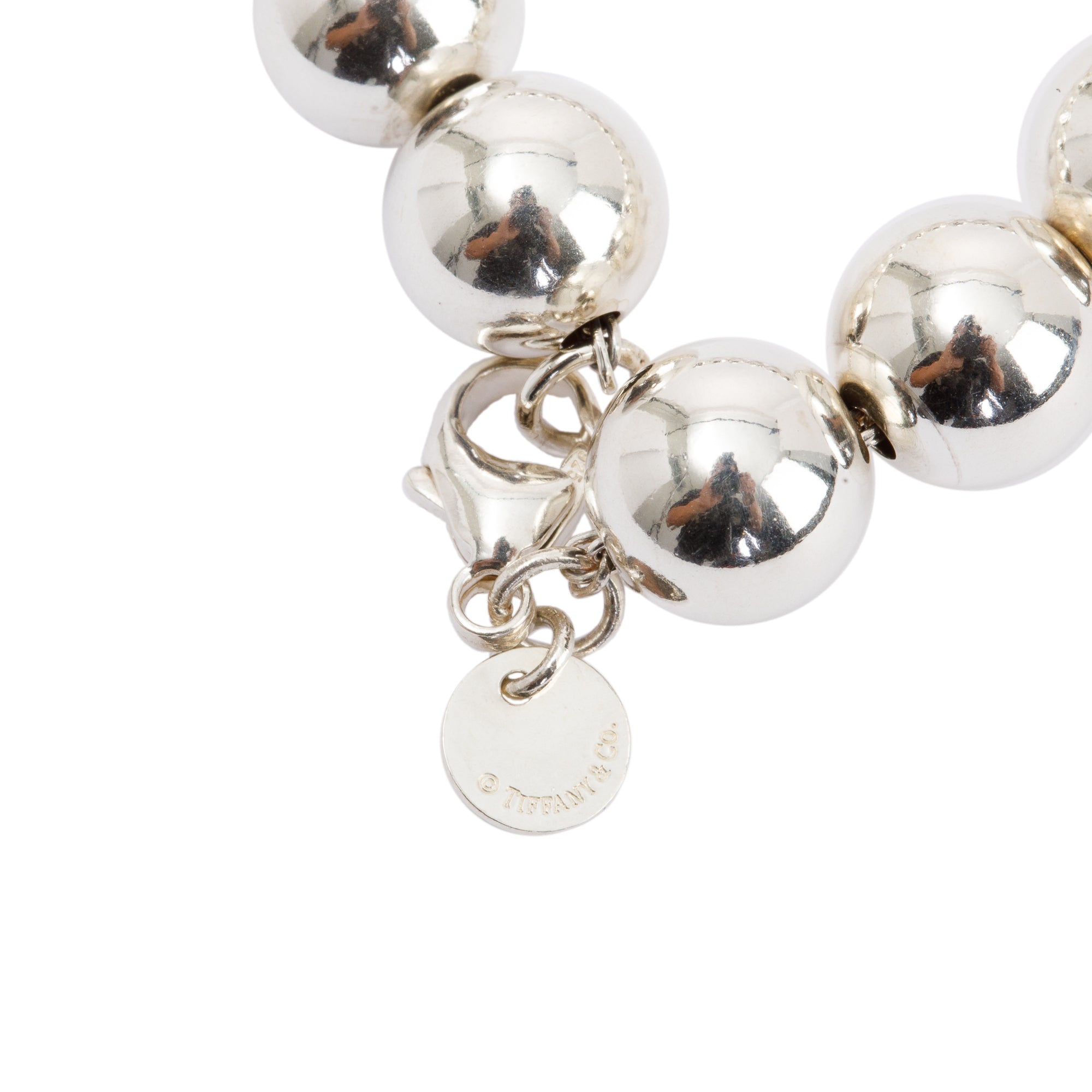 Tiffany & Co. Sterling Silver 10 mm HardWear Ball Bracelet