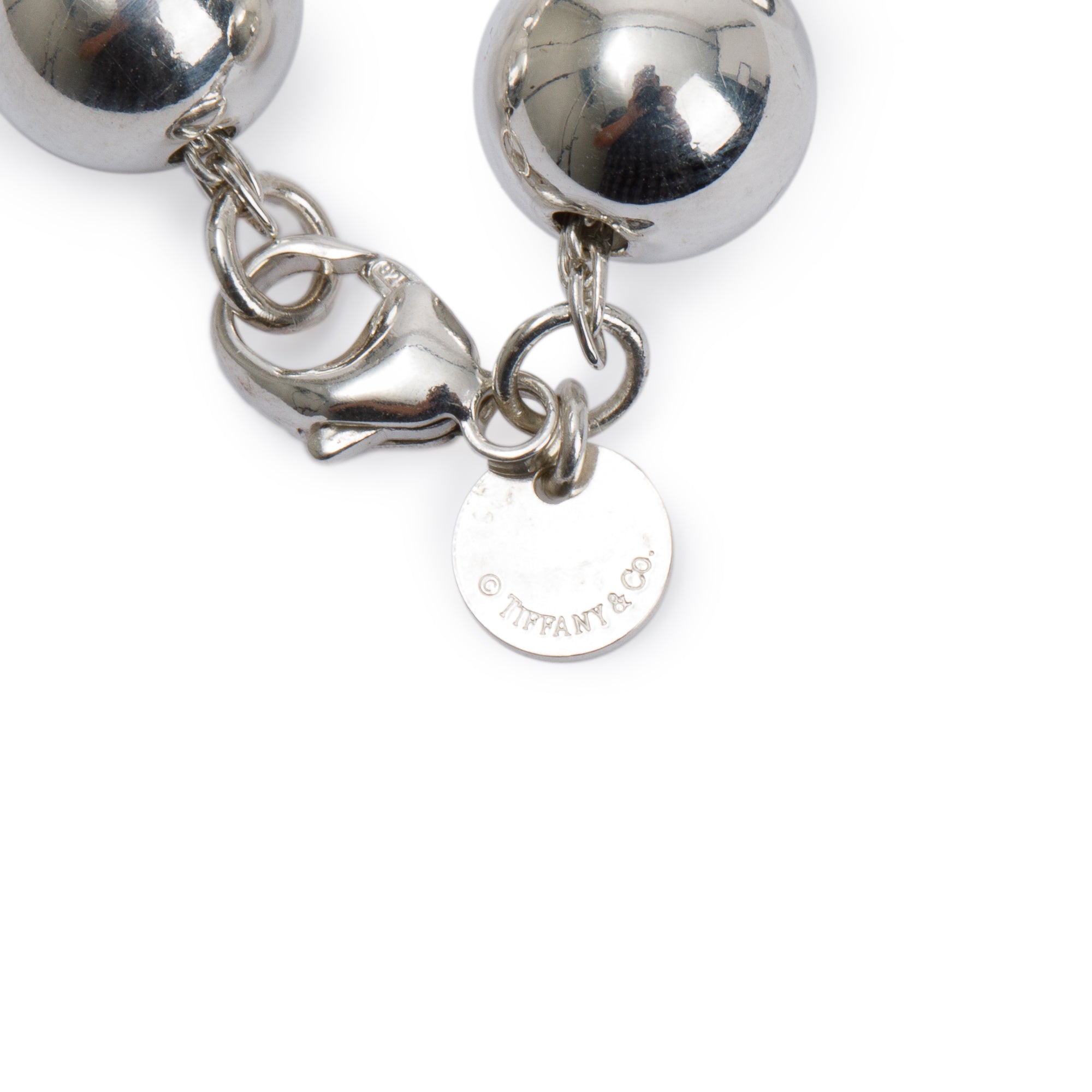 Tiffany & Co. Sterling Silver 10 mm HardWear Ball Bracelet