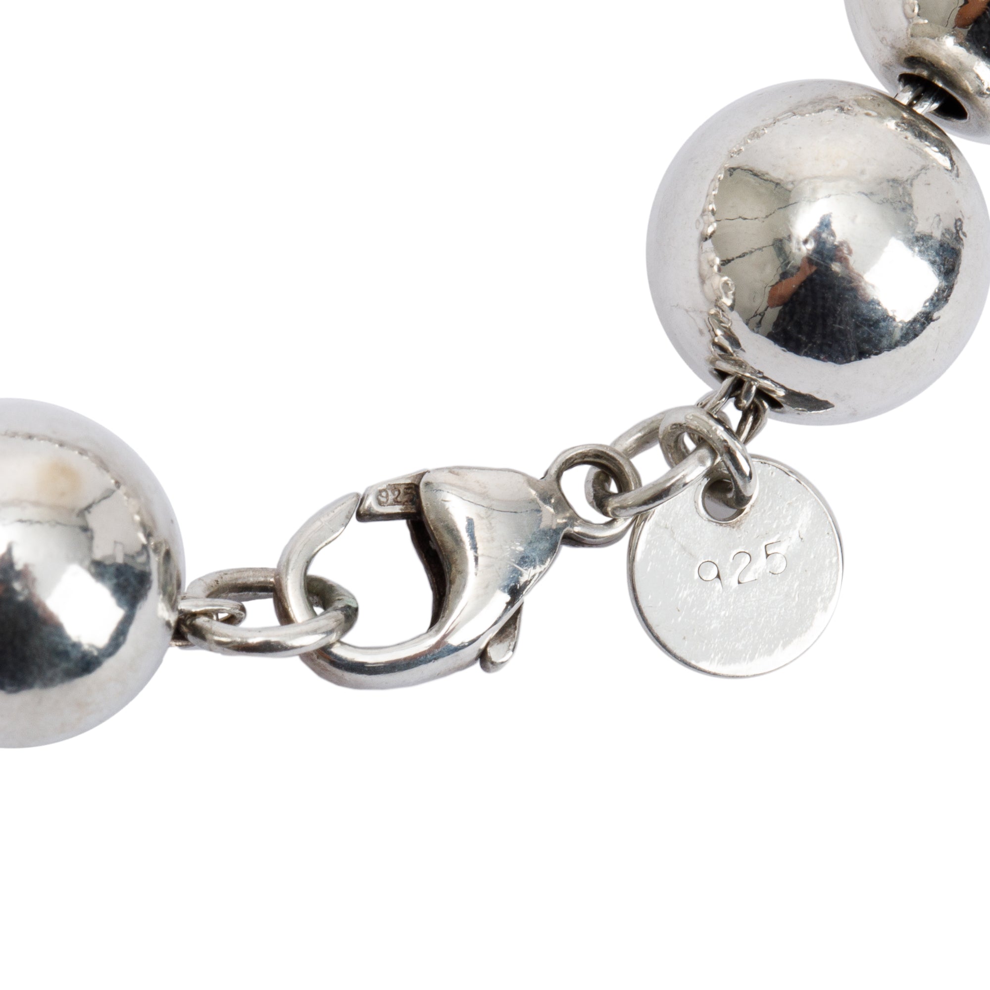 Tiffany & Co. Sterling Silver 10 mm HardWear Ball Bracelet