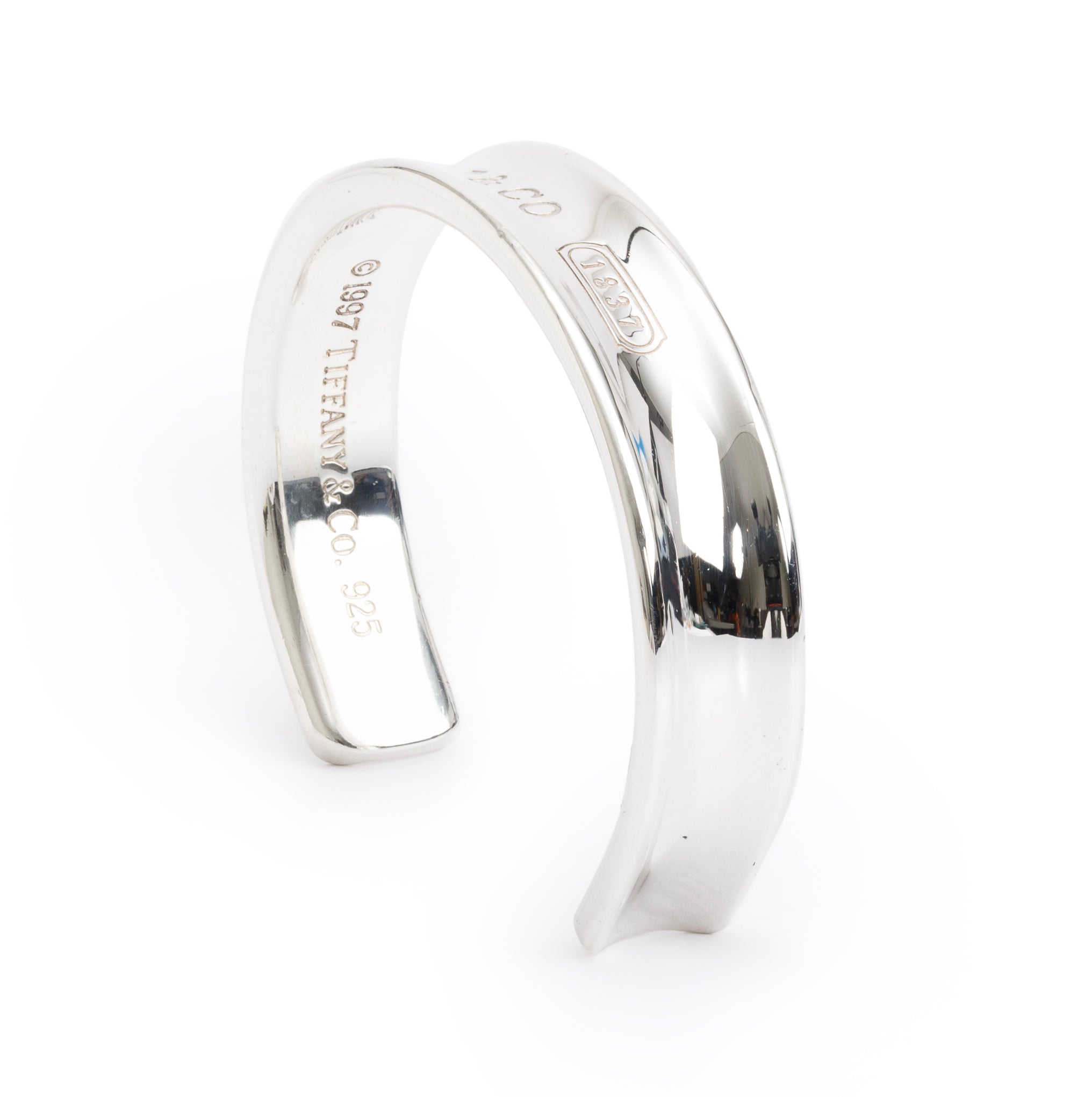 Tiffany & Co. Sterling Silver 1837 12 MM Cuff