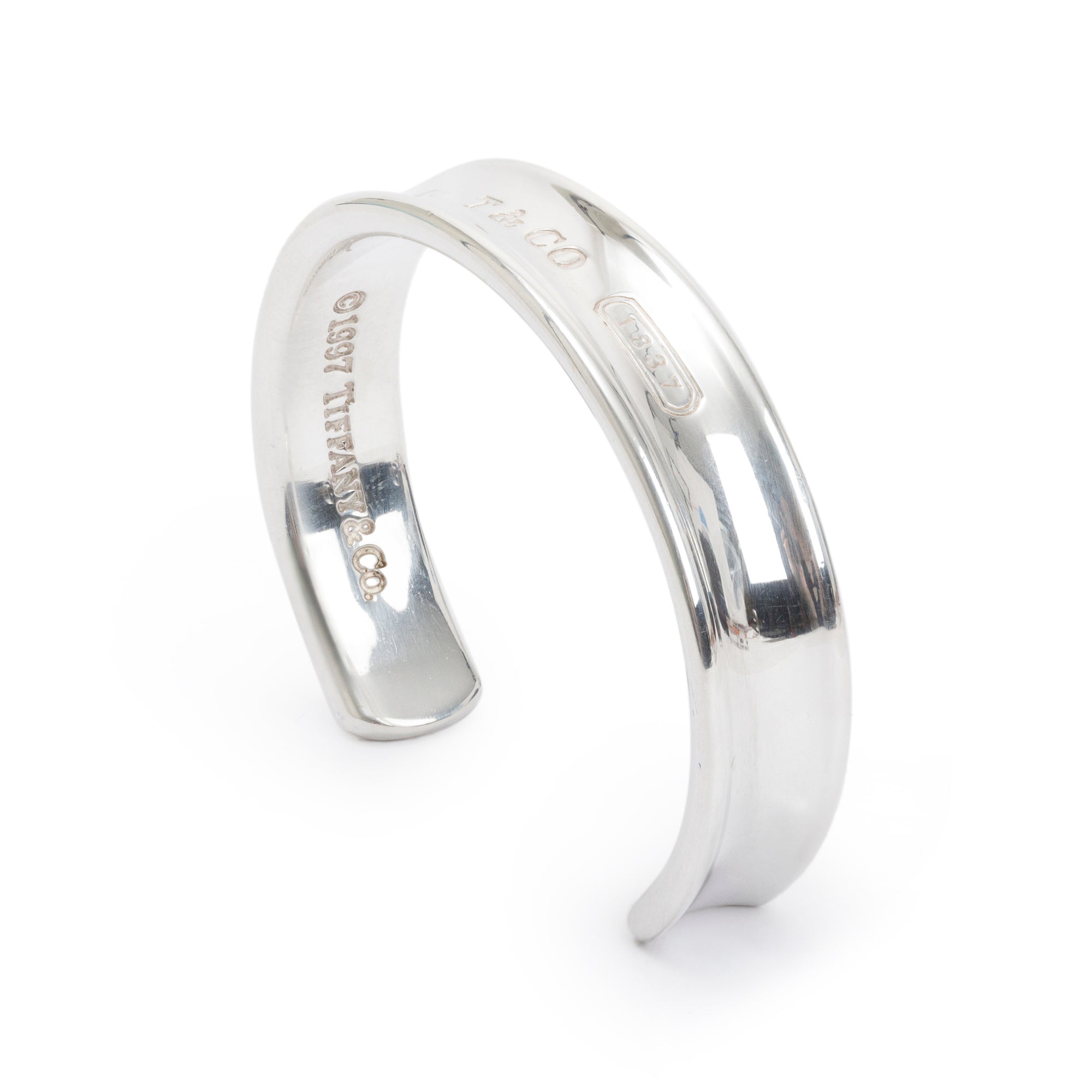 Tiffany & Co. Sterling Silver 1837 12 MM Cuff