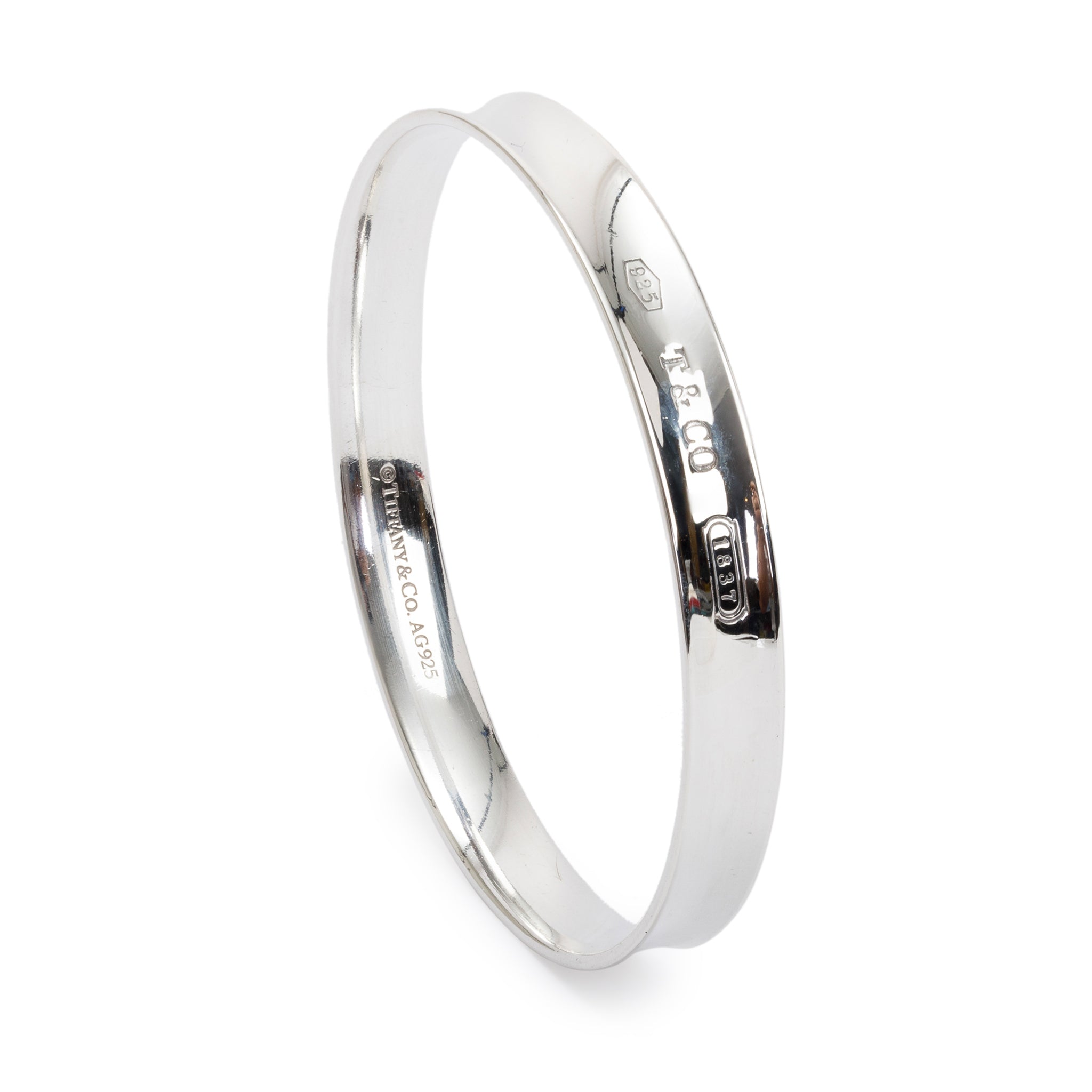 Tiffany & Co. Sterling Silver 1837 Bangle Bracelet