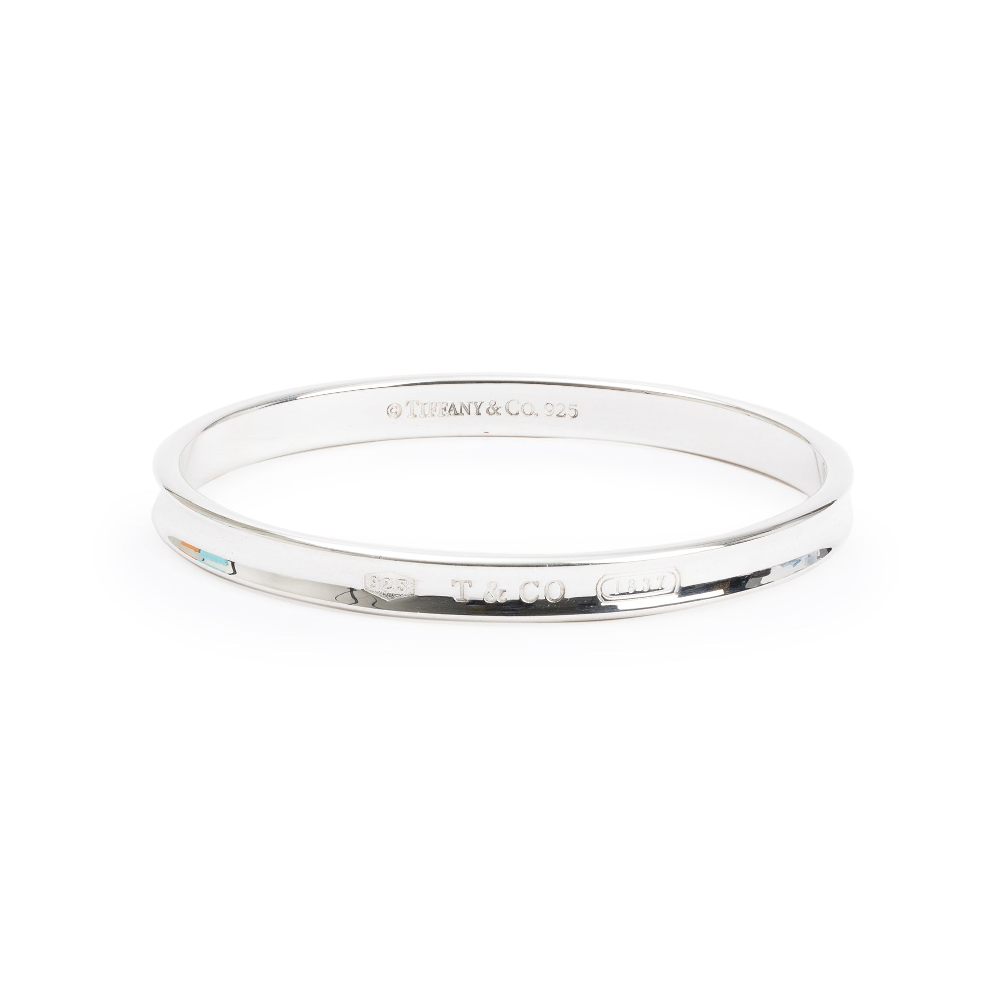 Tiffany & Co. Sterling Silver 1837 Bangle Bracelet