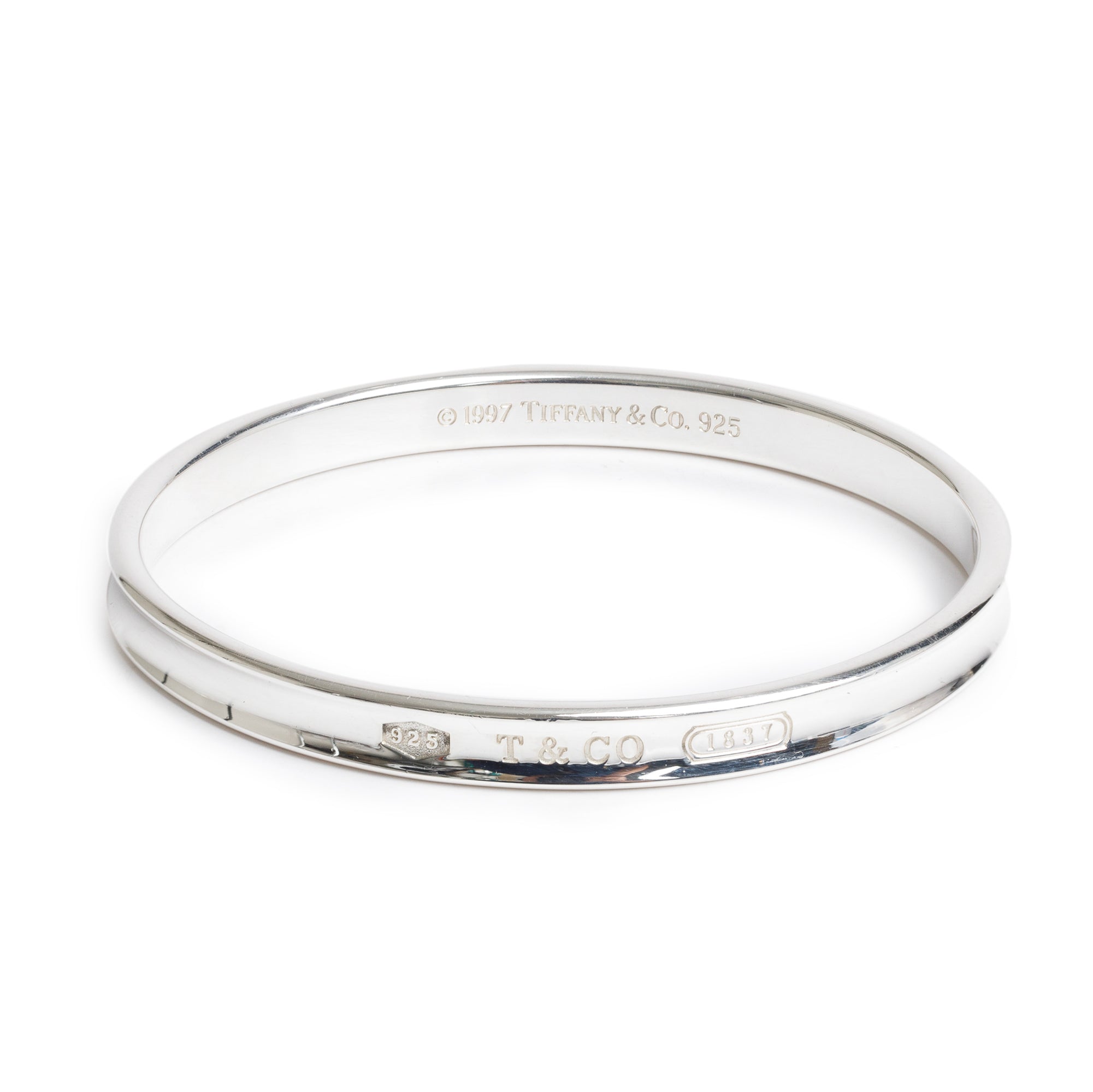 Tiffany & Co. Sterling Silver 1837 Bangle Bracelet