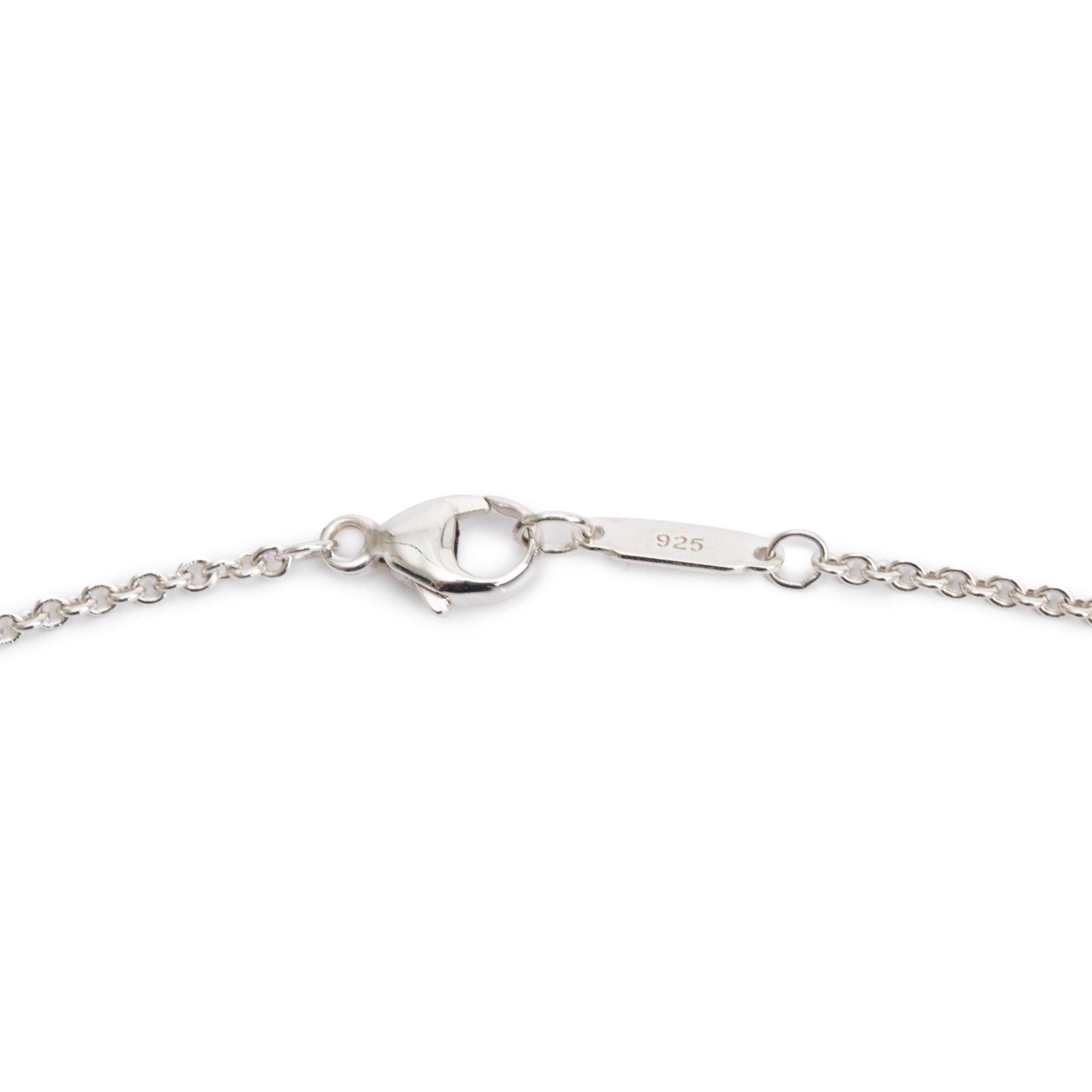 Tiffany & Co. Sterling Silver 1837 Bar Pendant Necklace