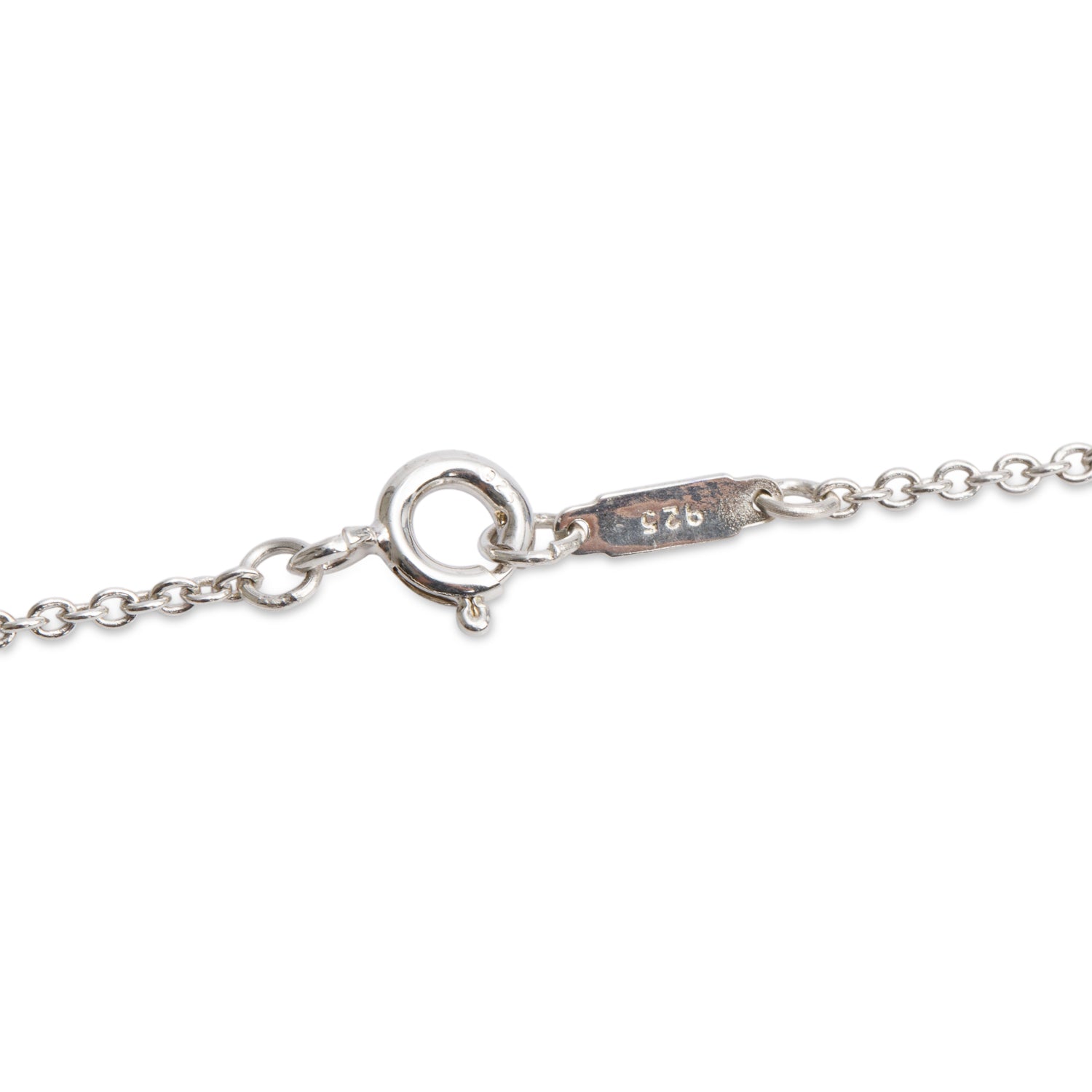 Tiffany & Co. Sterling Silver 1837 Circle Triple Drop Pendant Necklace