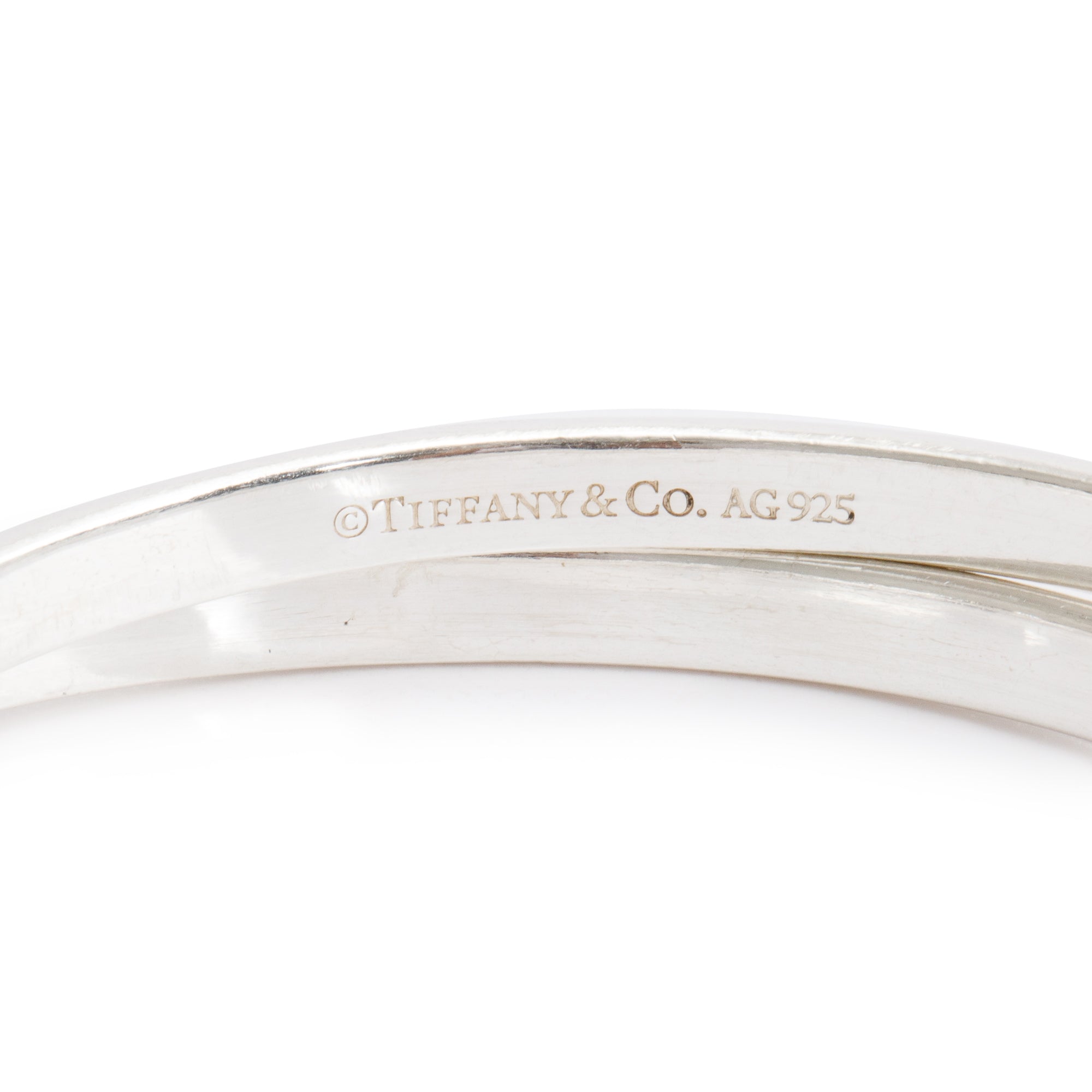 Tiffany & Co. Sterling Silver 1837 Interlocking Circles Bangle