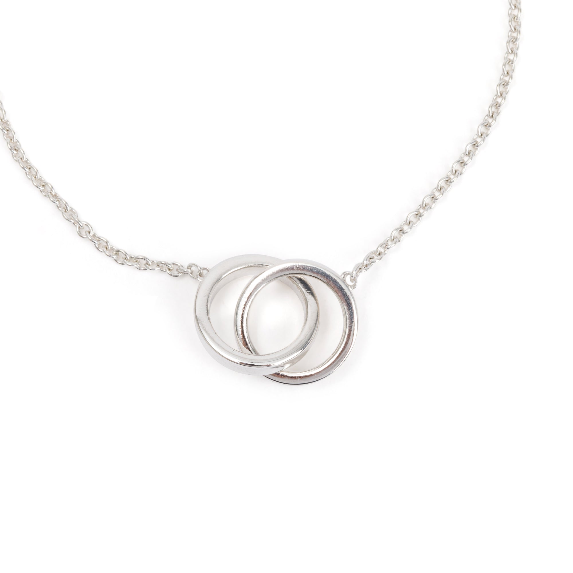 Tiffany & Co. Sterling Silver 1837 Interlocking Circles Chain Bracelet