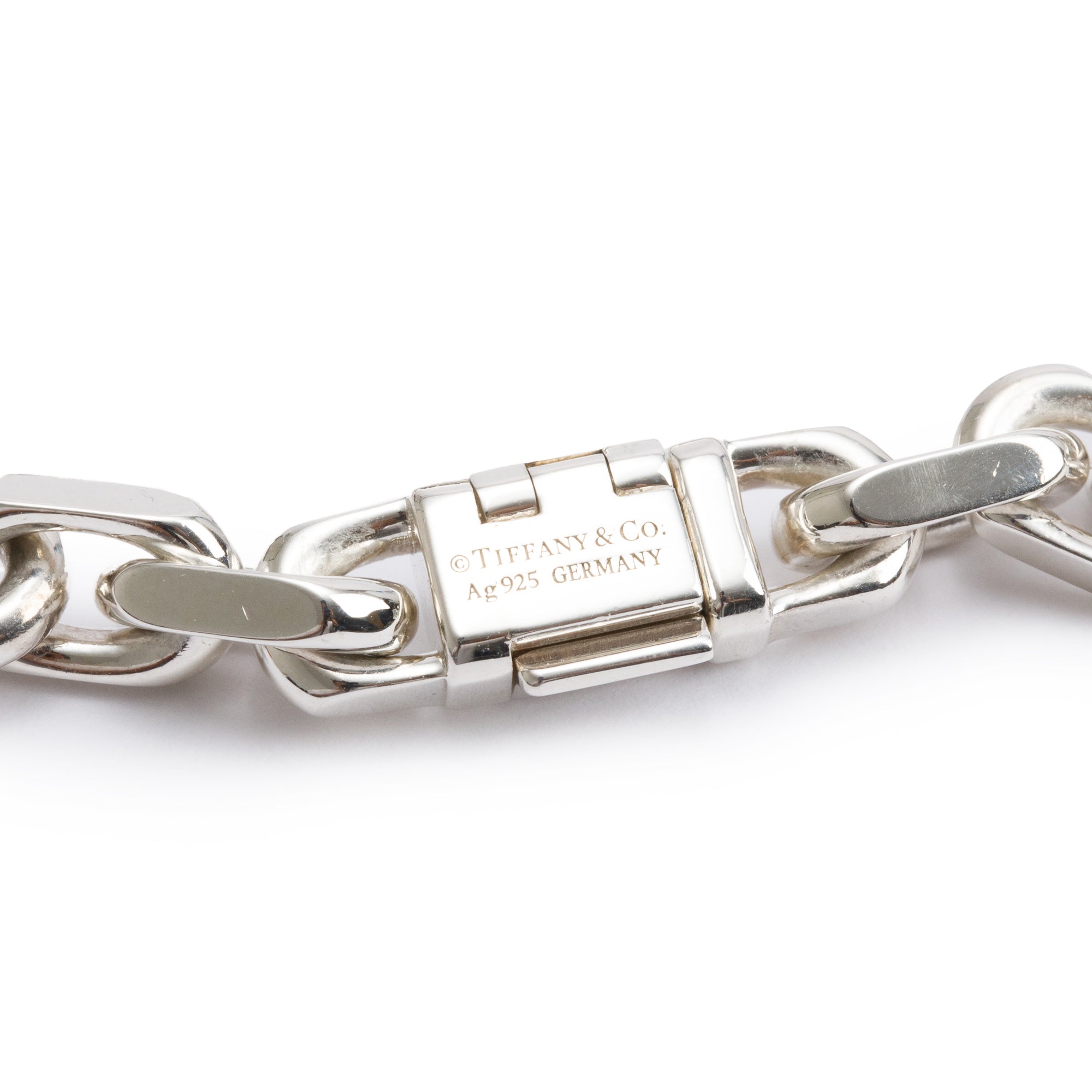 Tiffany & Co. Sterling Silver 1837 Makers I.D. Chain Bracelet w/ Box