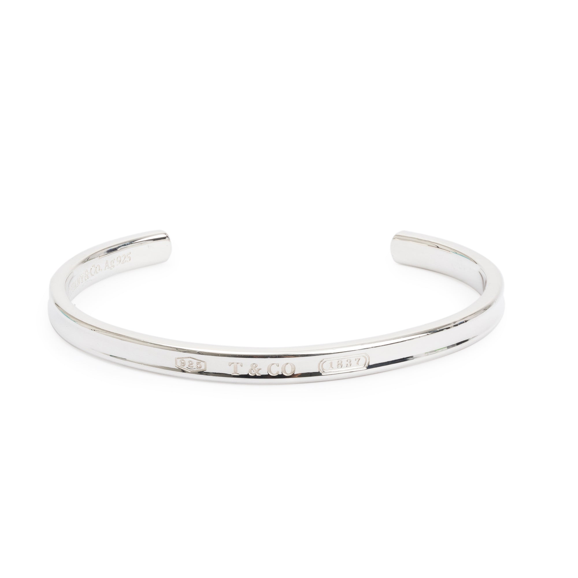 Tiffany & Co. Sterling Silver 1837 Narrow 5 MM Cuff w/ Box