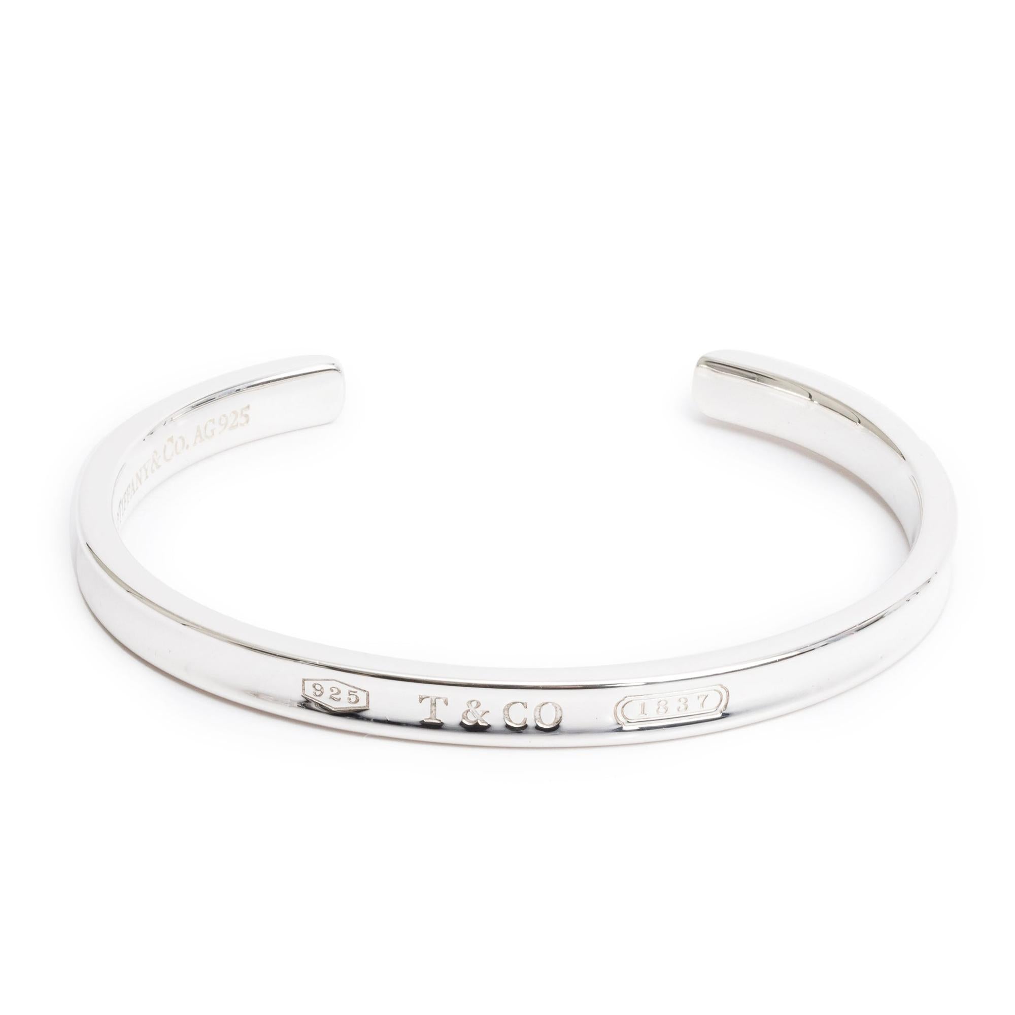 Tiffany & Co. Sterling Silver 1837 Narrow 5 MM Cuff