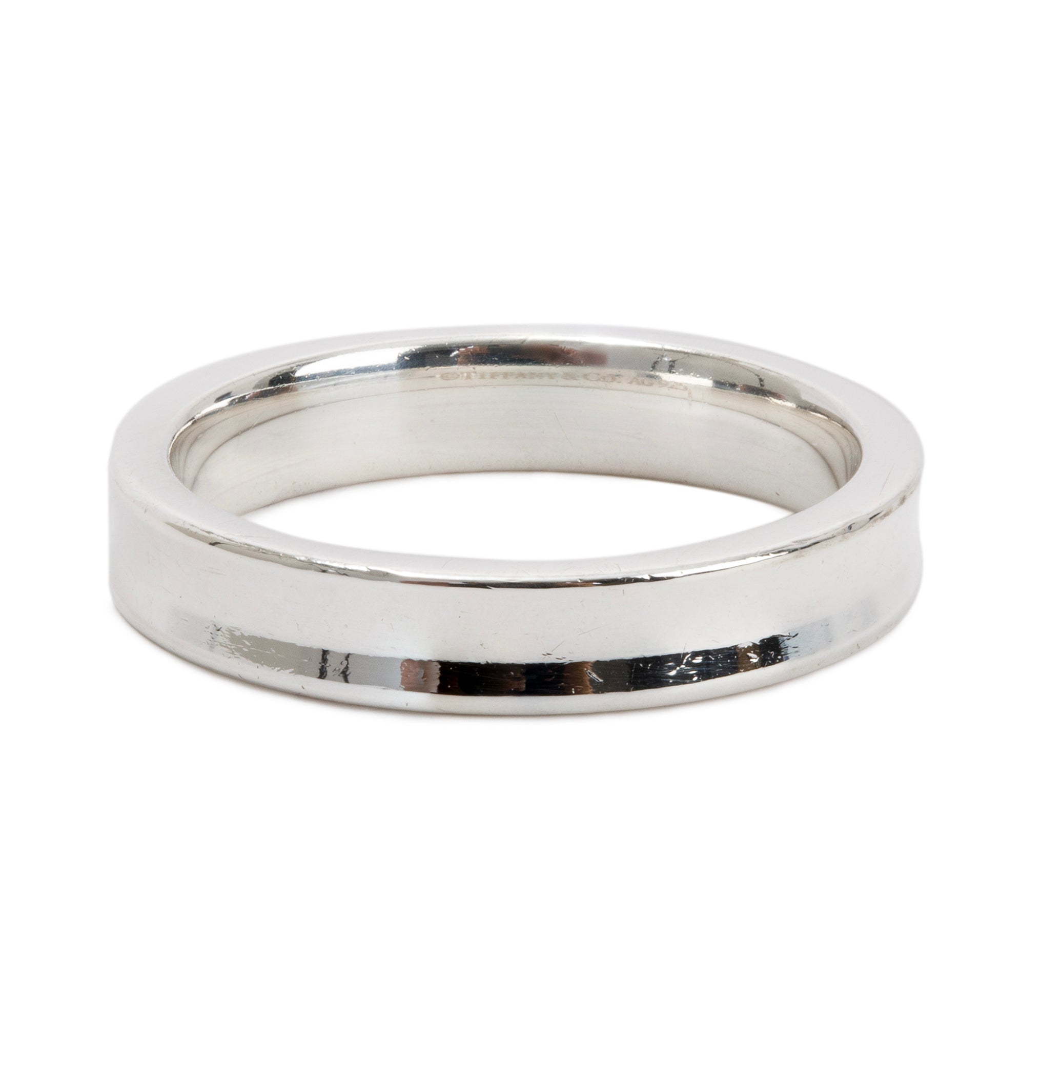 Tiffany & Co. Sterling Silver 1837 Narrow Ring