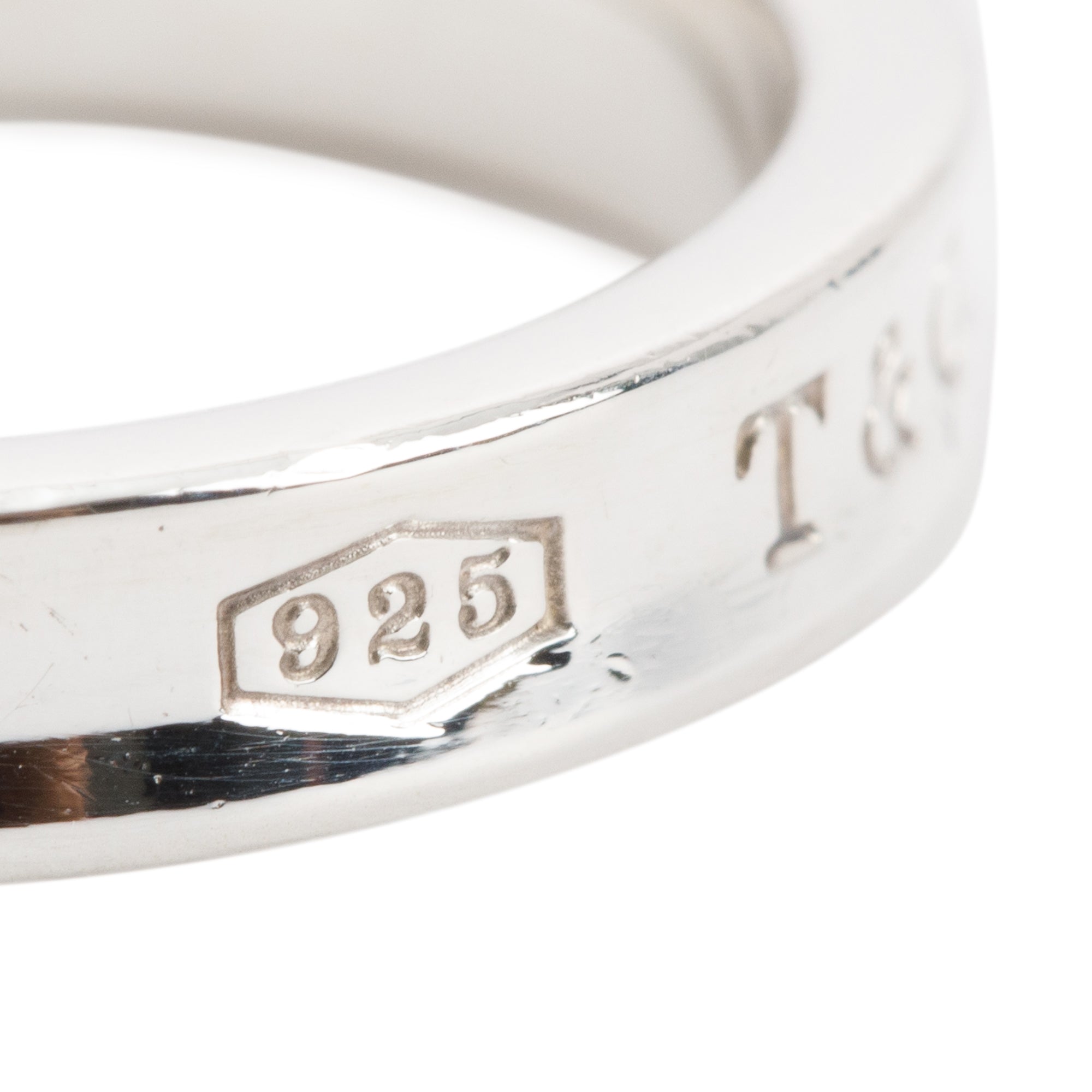 Tiffany & Co. Sterling Silver 1837 Narrow Ring