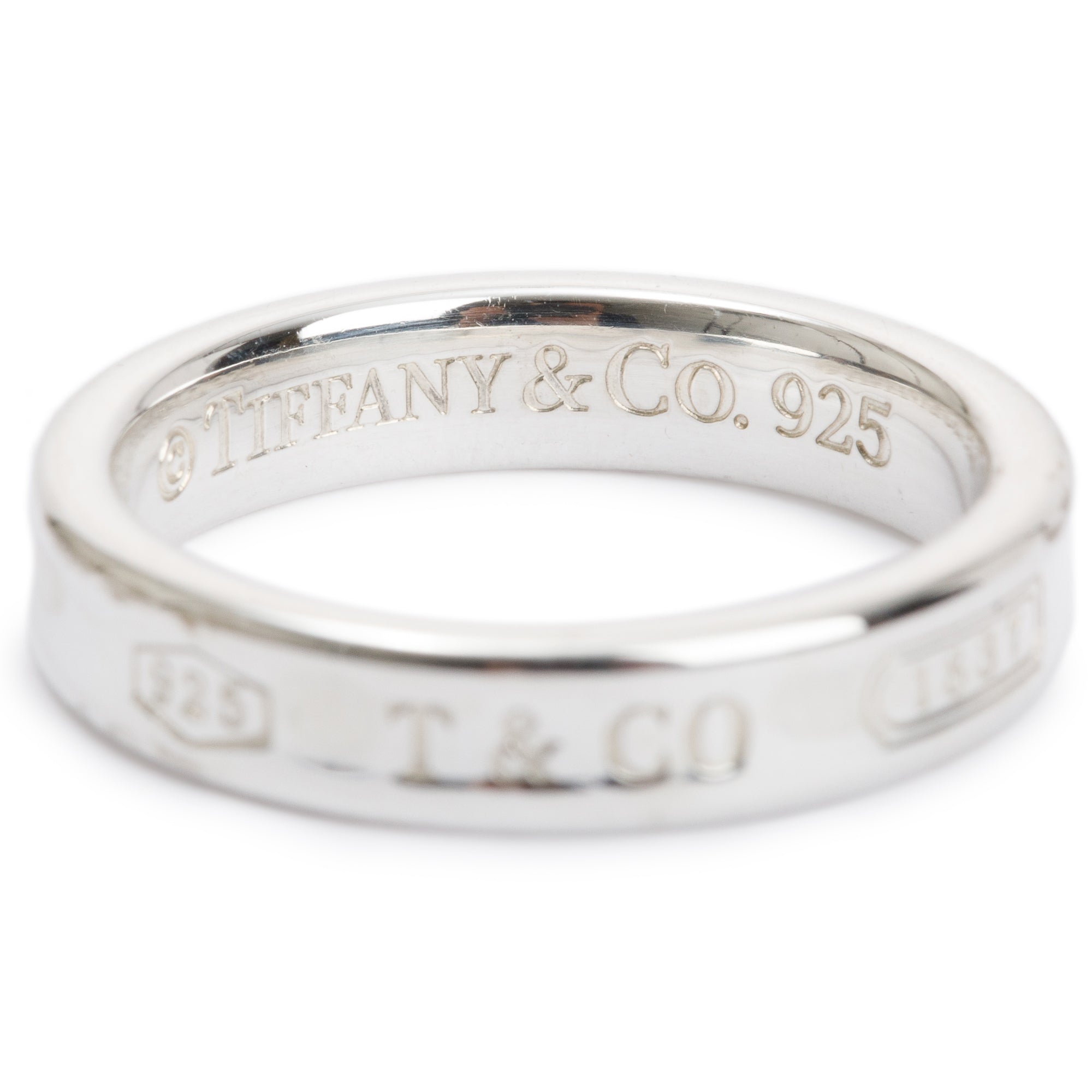 Tiffany & Co. Sterling Silver 1837 Narrow Ring, Size 6