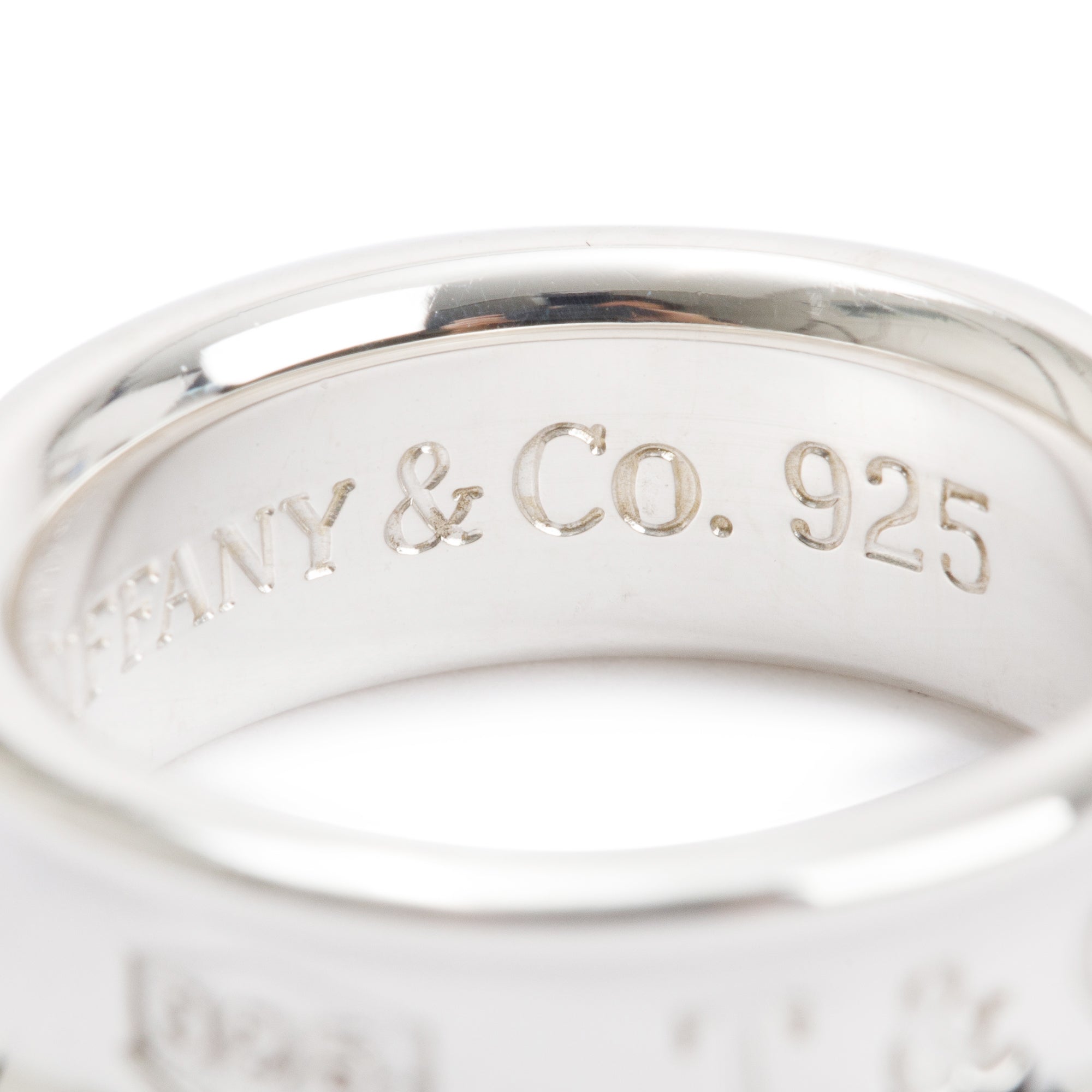 Tiffany & Co. Sterling Silver 1837 Ring, Size 5.5