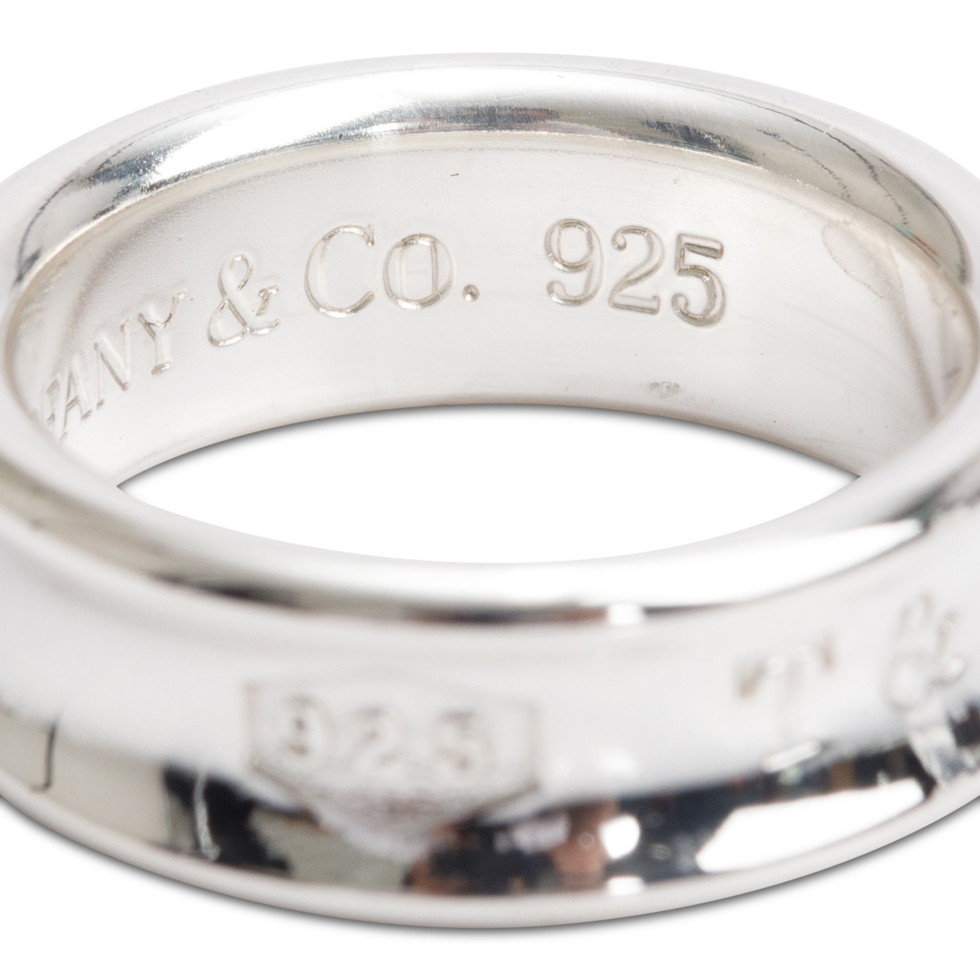 Tiffany & Co. Sterling Silver 1837 Ring, Size 6