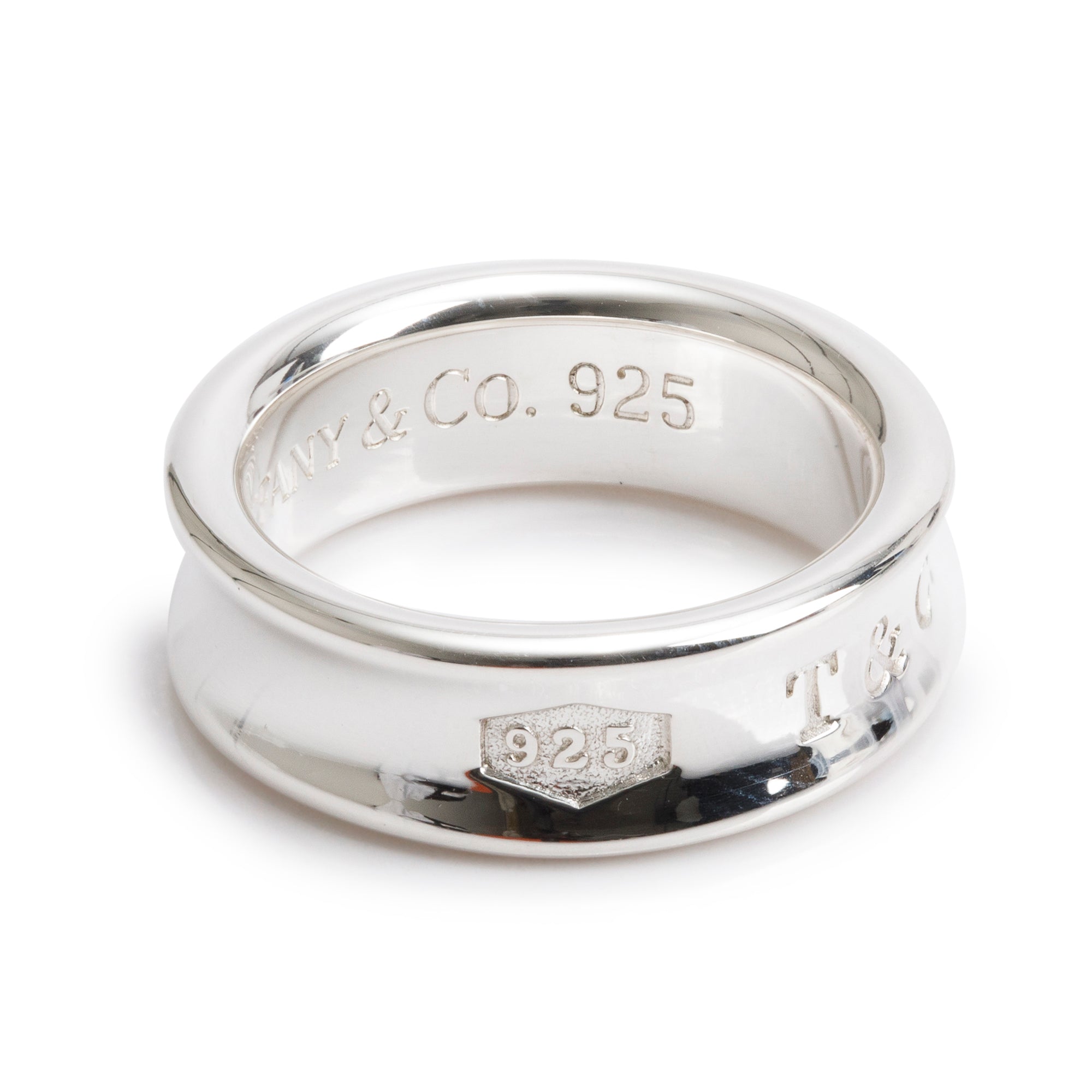 Tiffany & Co. Sterling Silver 1837 Ring, Size 6.25