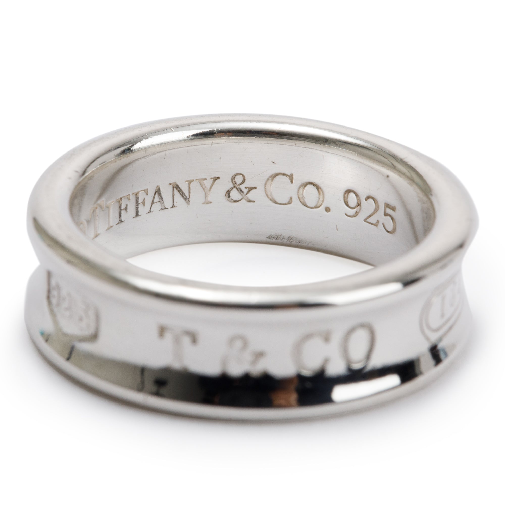 Tiffany & Co. Sterling Silver 1837 Ring, Size 6.75