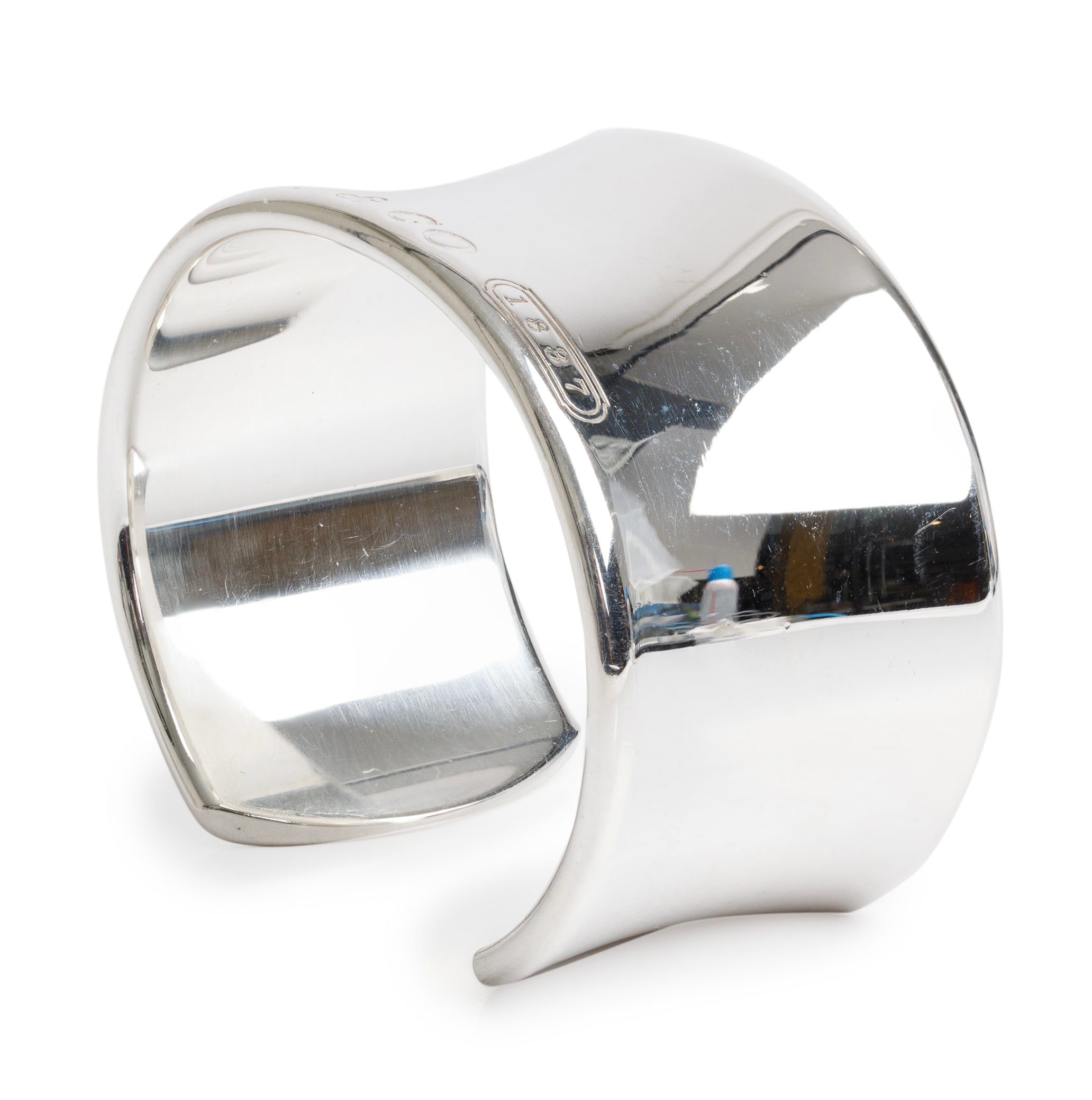 Tiffany & Co. Sterling Silver 1837 Wide Cuff Bracelet