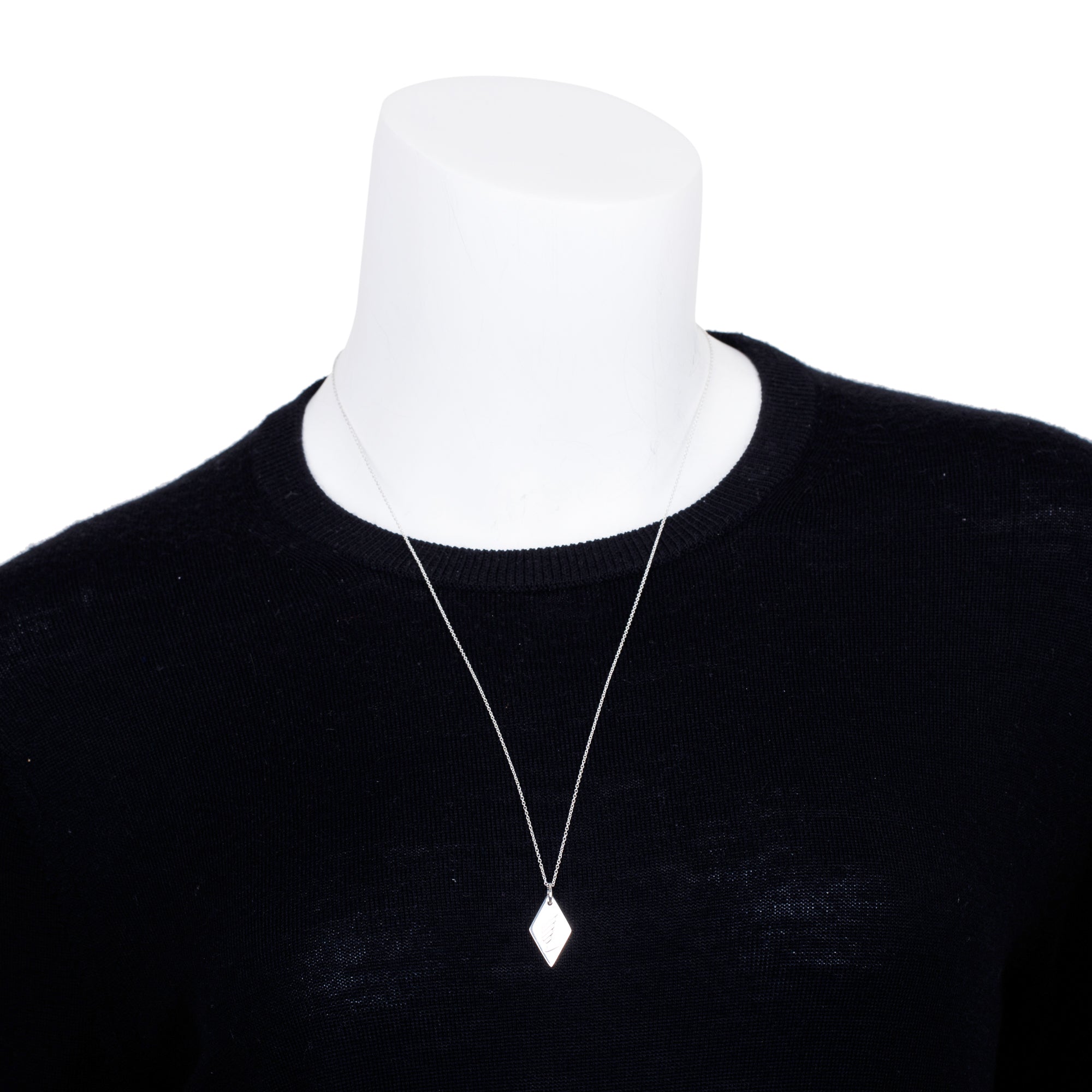 Tiffany & Co. Sterling Silver 2015 Nike Women's Marathon Pendant Necklace