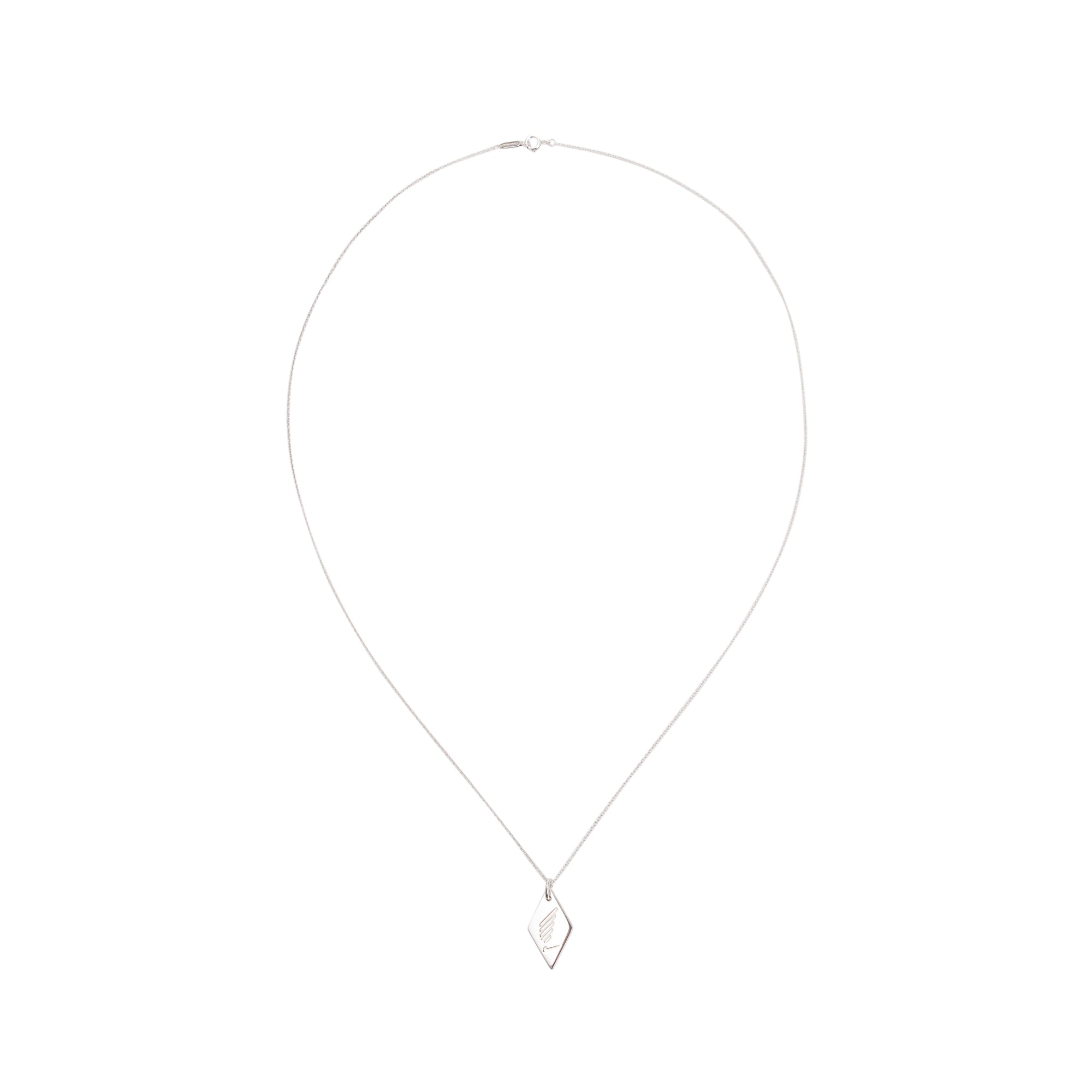 Tiffany & Co. Sterling Silver 2015 Nike Women's Marathon Pendant Necklace