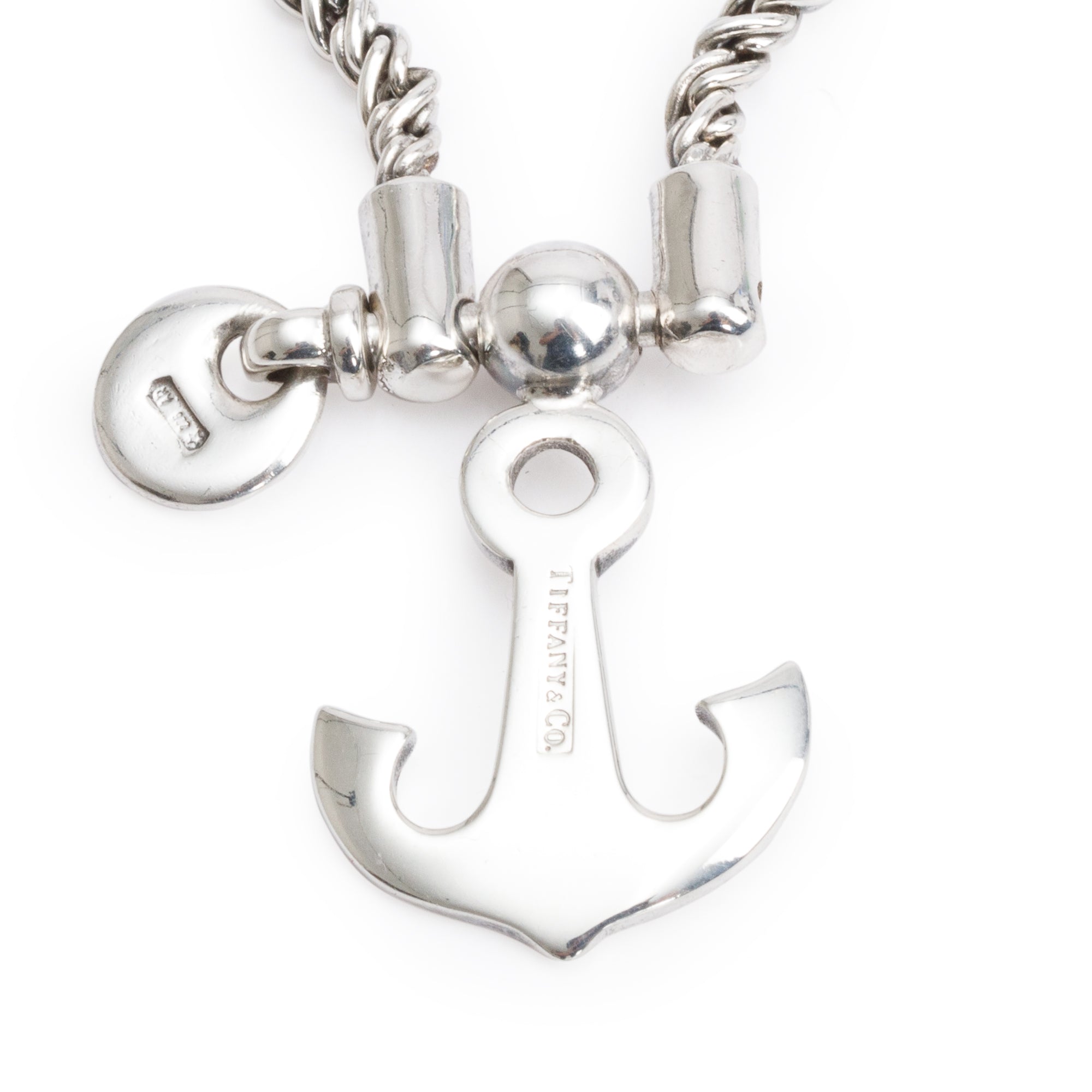 Tiffany & Co. Sterling Silver Anchor Key Ring