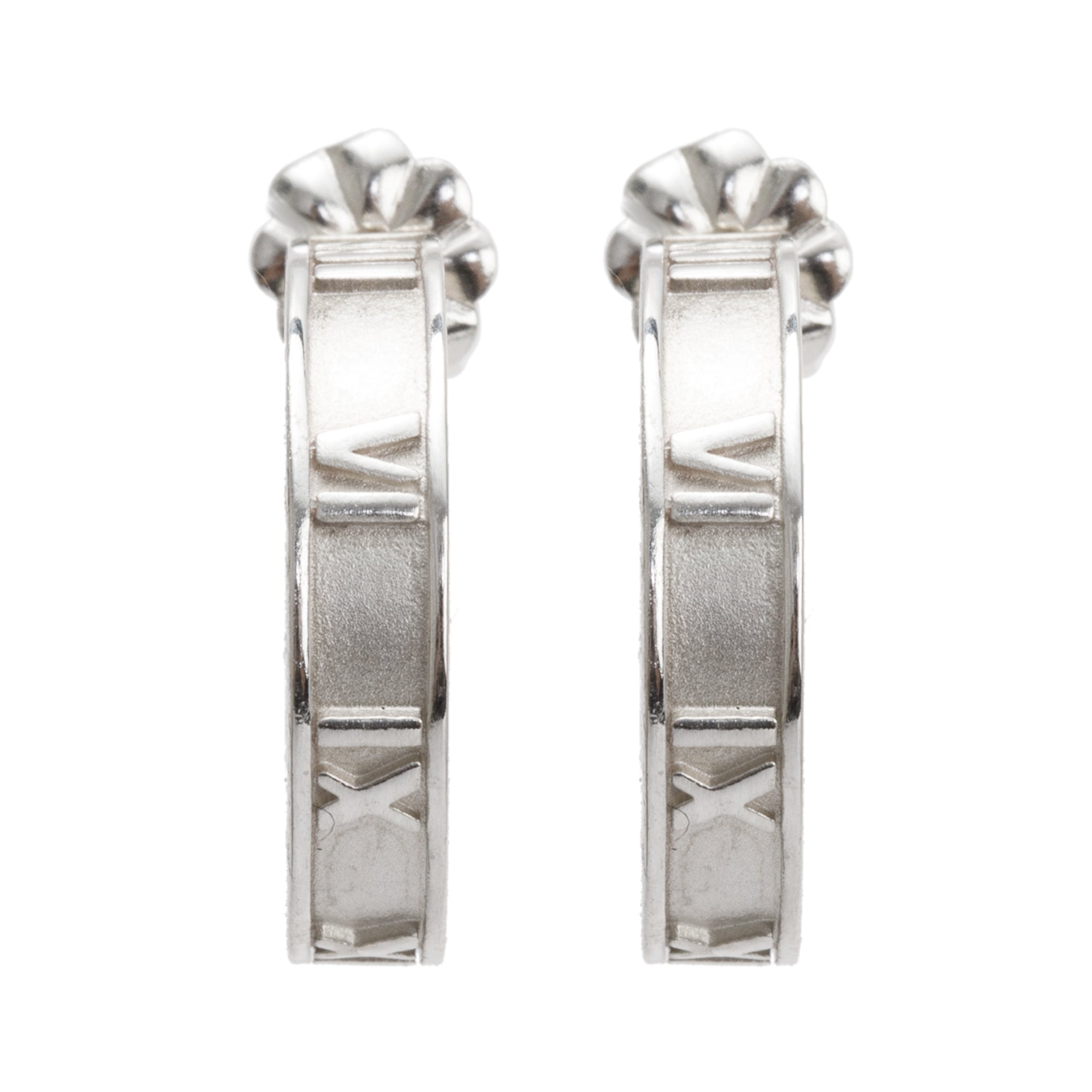 Tiffany & Co. Sterling Silver Atlas Hoop Earrings