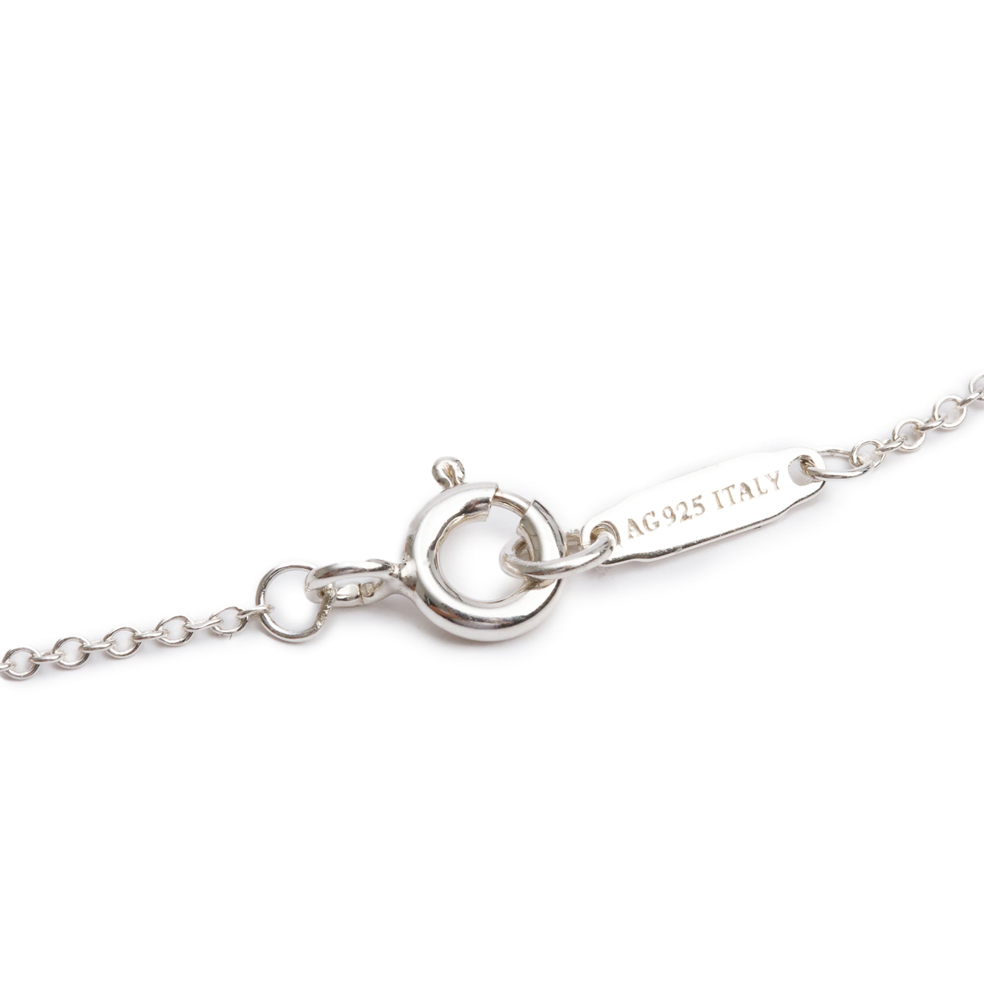 Tiffany & Co. Sterling Silver Atlas Round Pendant Necklace