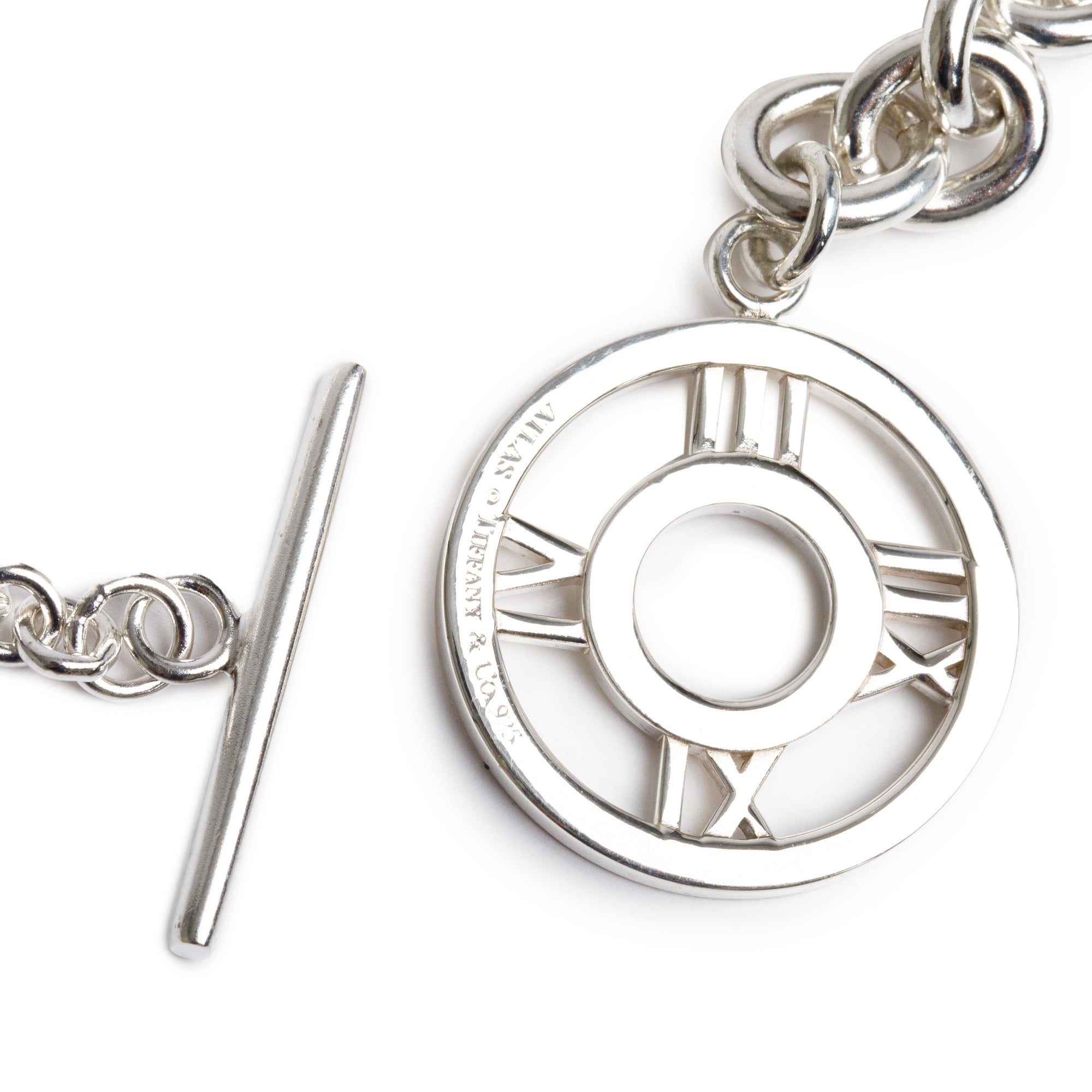 Tiffany & Co. Sterling Silver Atlas Toggle Bracelet