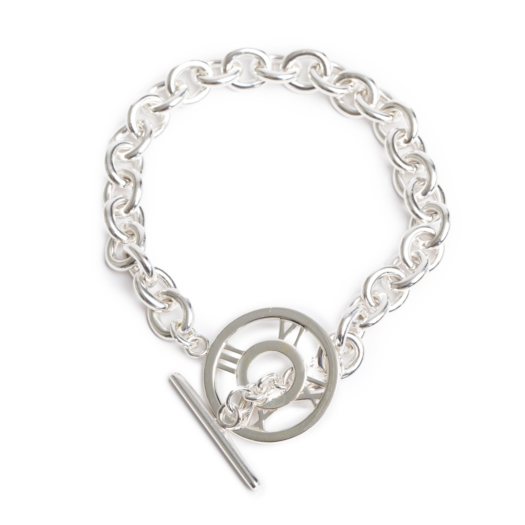 Tiffany & Co. Sterling Silver Atlas Toggle Bracelet