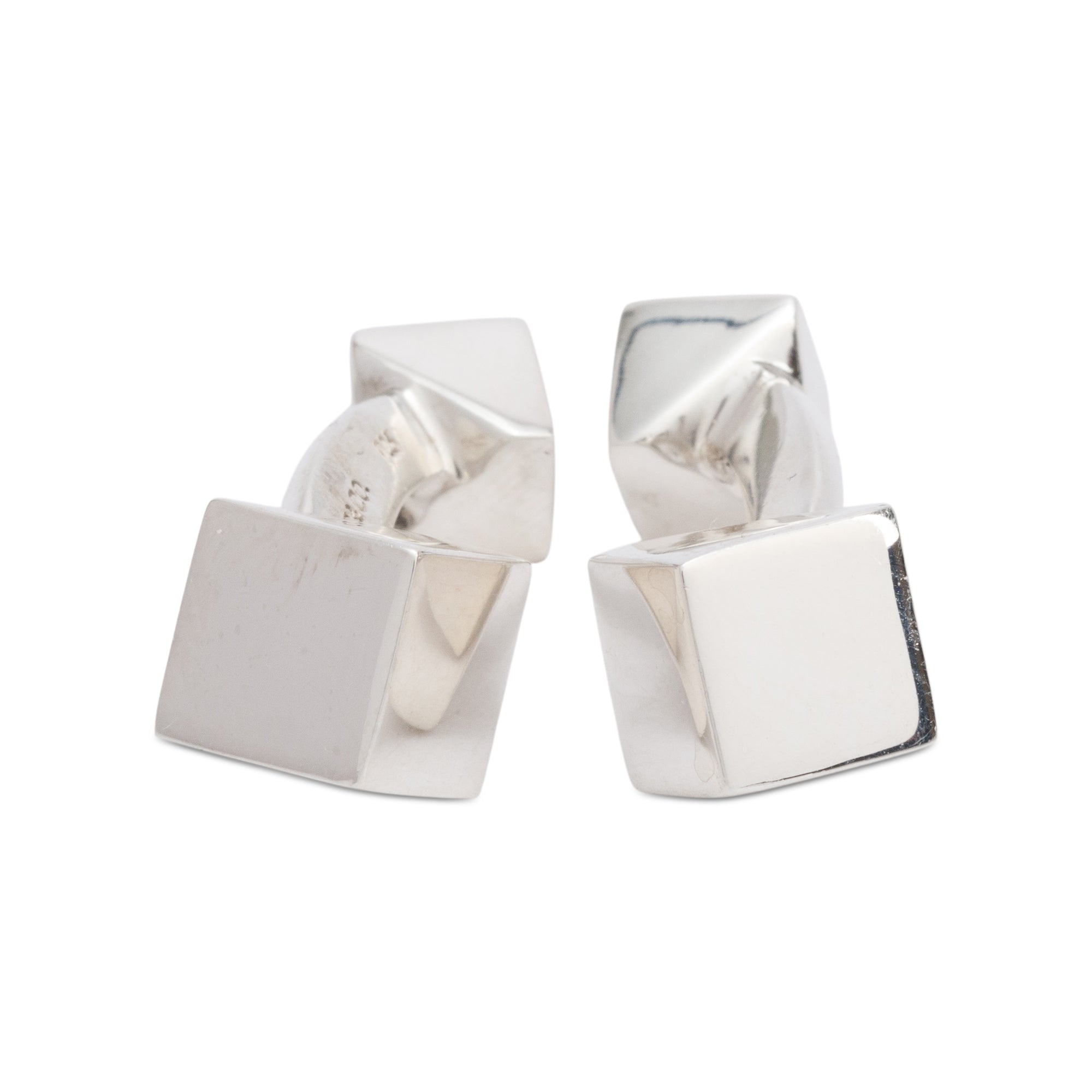 Tiffany & Co. Sterling Silver Cube Cufflinks