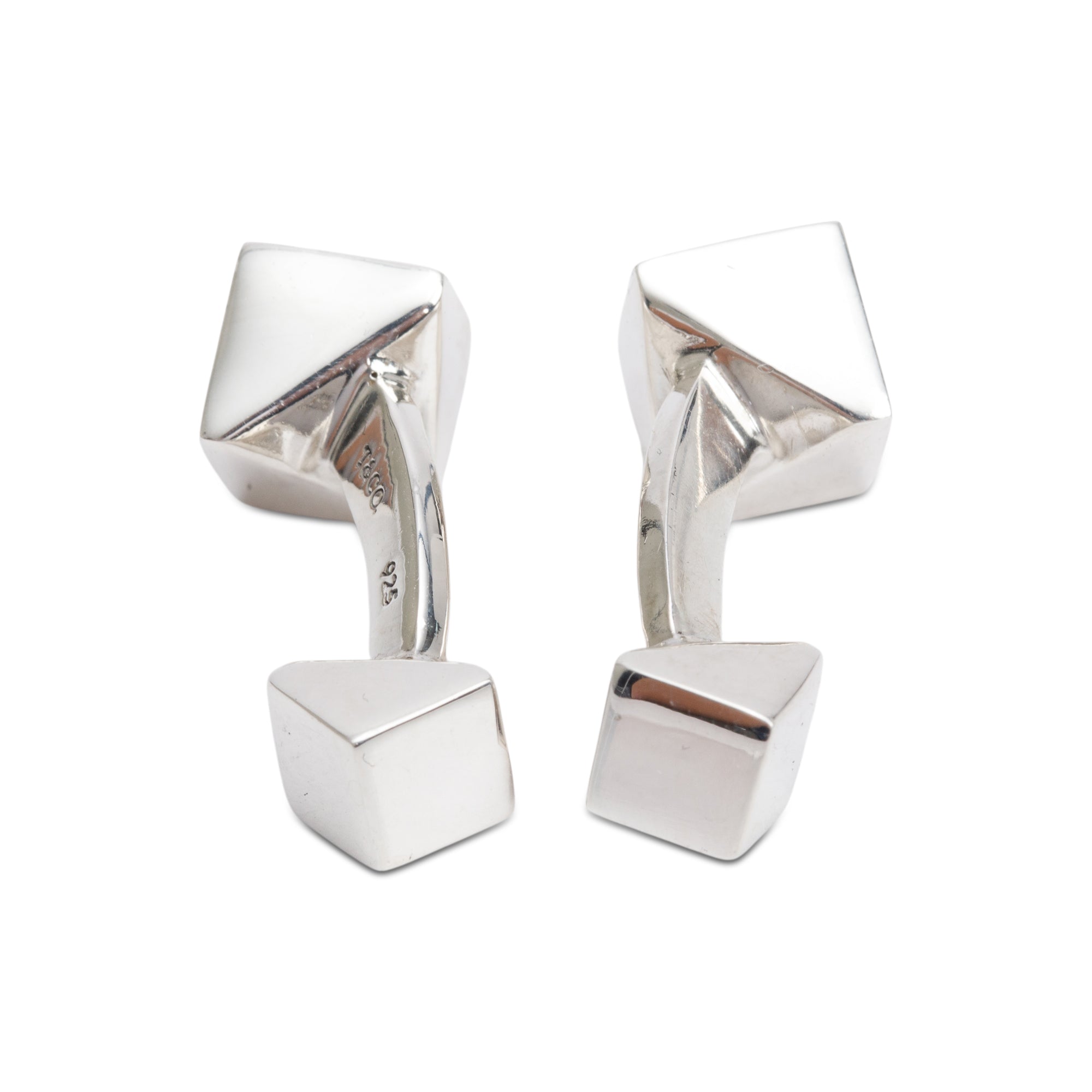 Tiffany & Co. Sterling Silver Cube Cufflinks