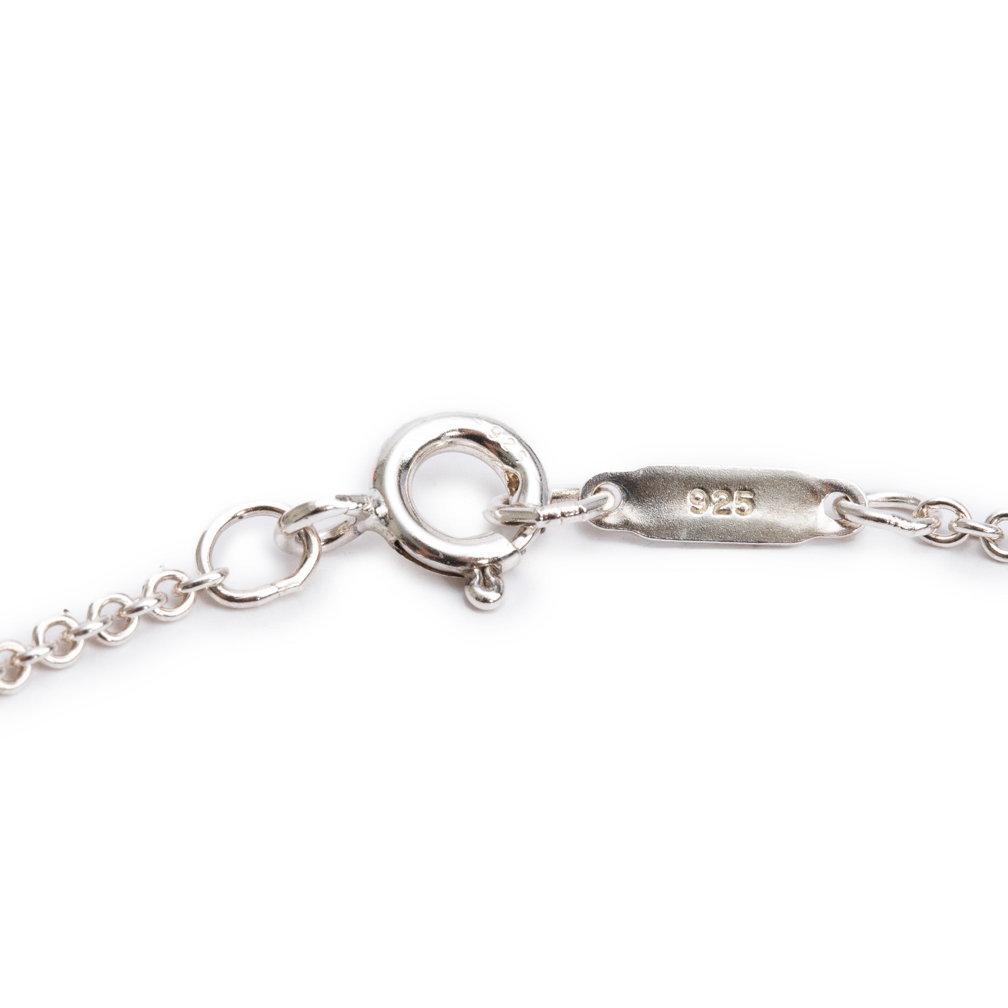 Tiffany & Co. Sterling Silver Cushion Drop Pendant Necklace