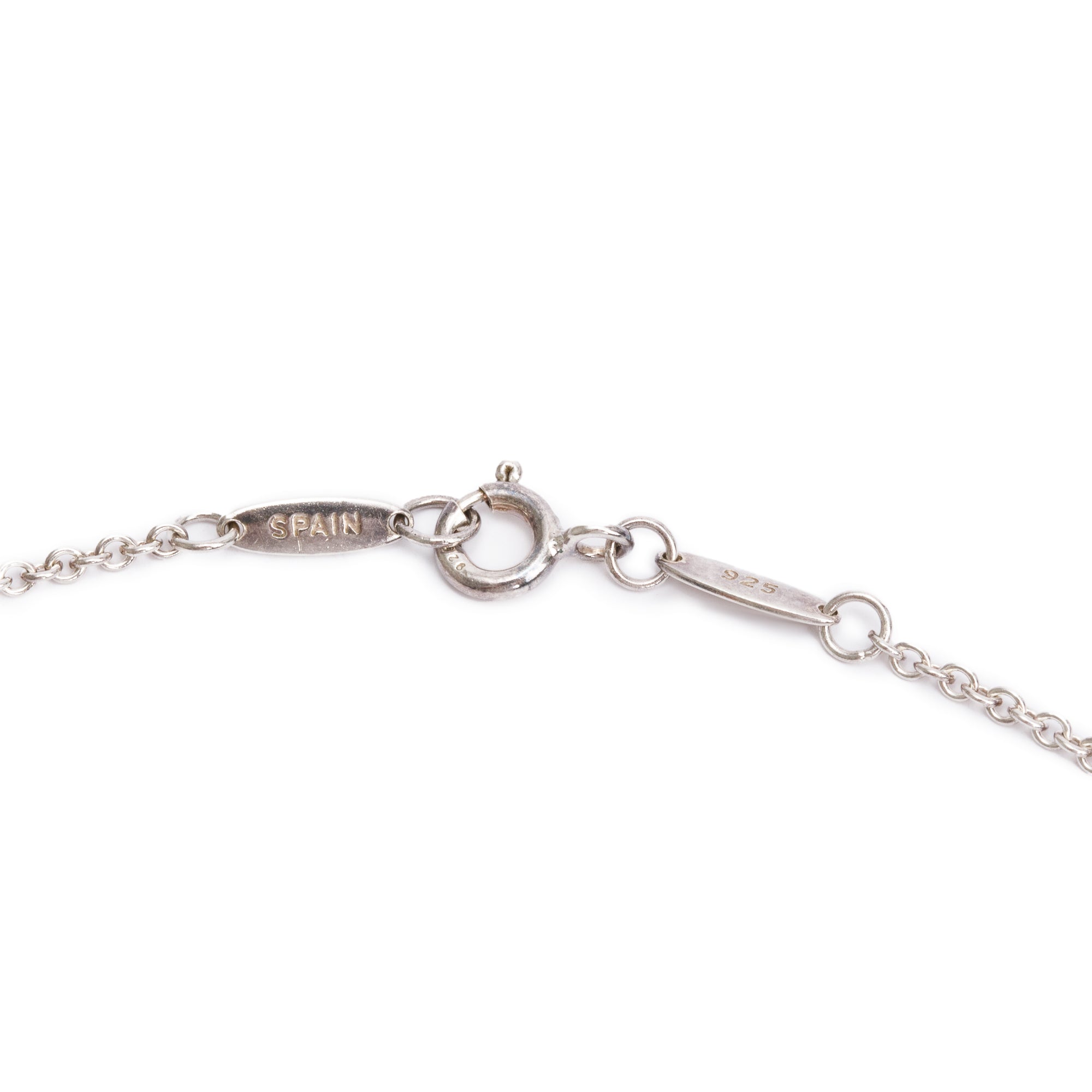 Tiffany & Co. Sterling Silver Elsa Peretti Open Heart Pendant Necklace, 22 MM