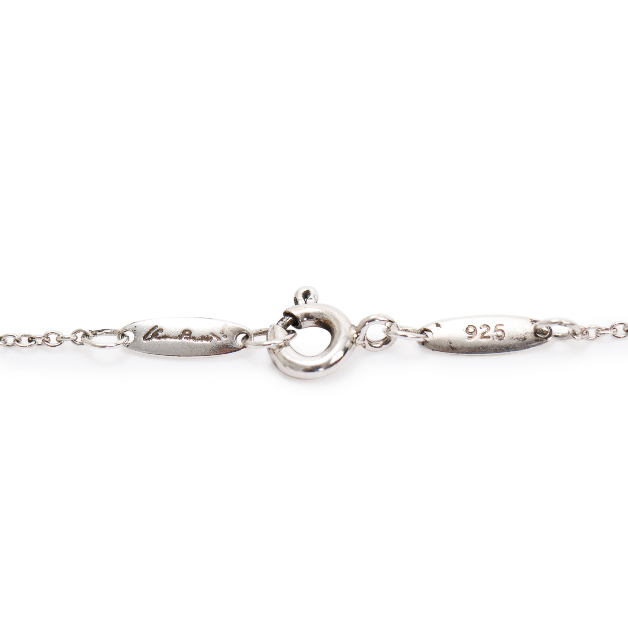 Tiffany & Co. Sterling Silver Elsa Peretti Open Heart Pendant Necklace, 22 MM