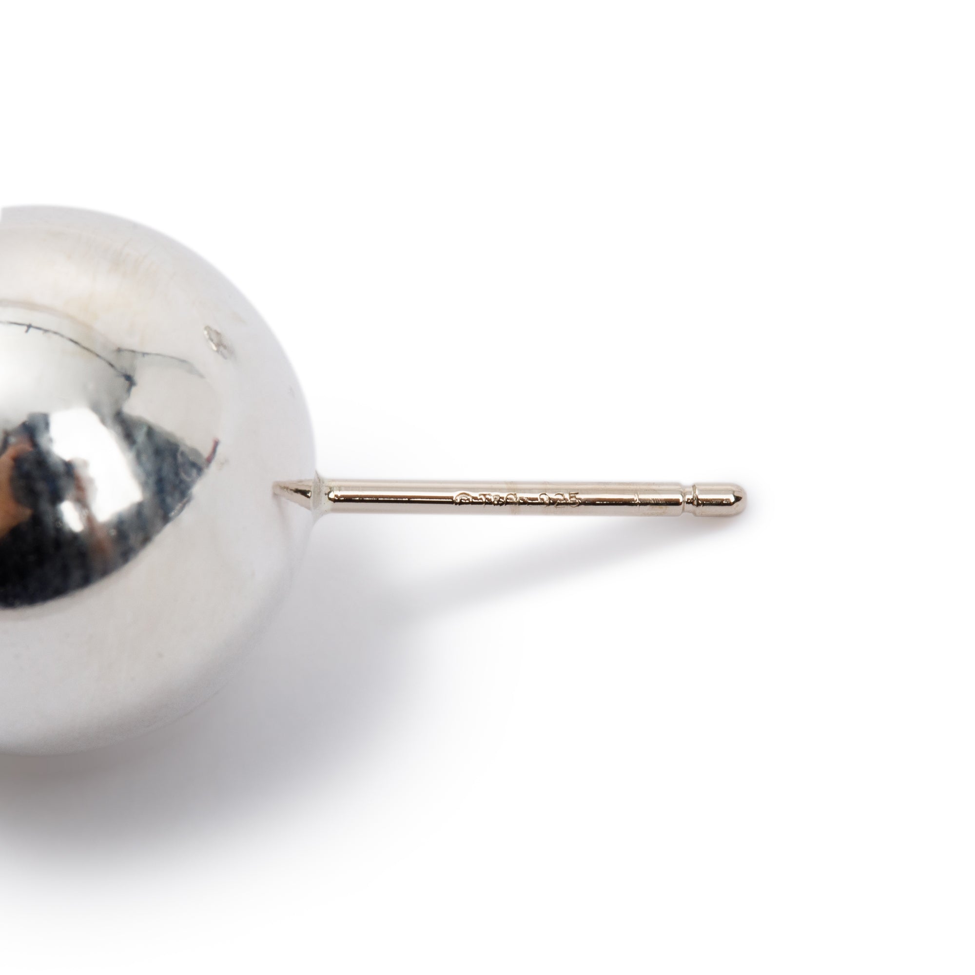 Tiffany & Co. Sterling Silver Extra Large 14 mm HardWear Ball Earrings