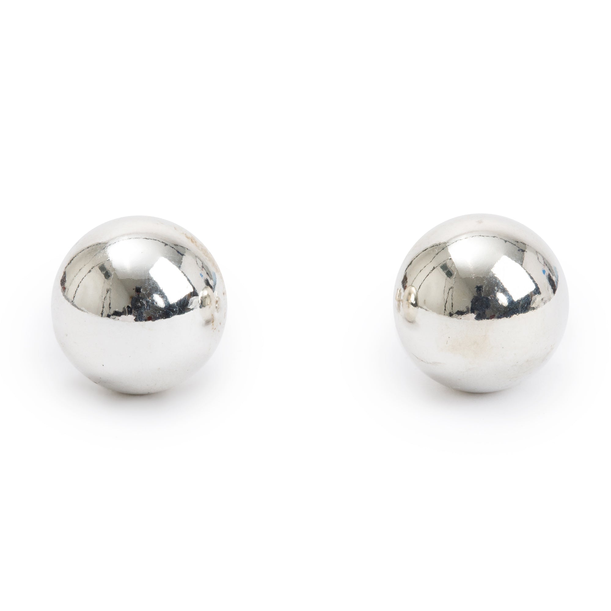 Tiffany & Co. Sterling Silver HardWear 10 MM Ball Earrings