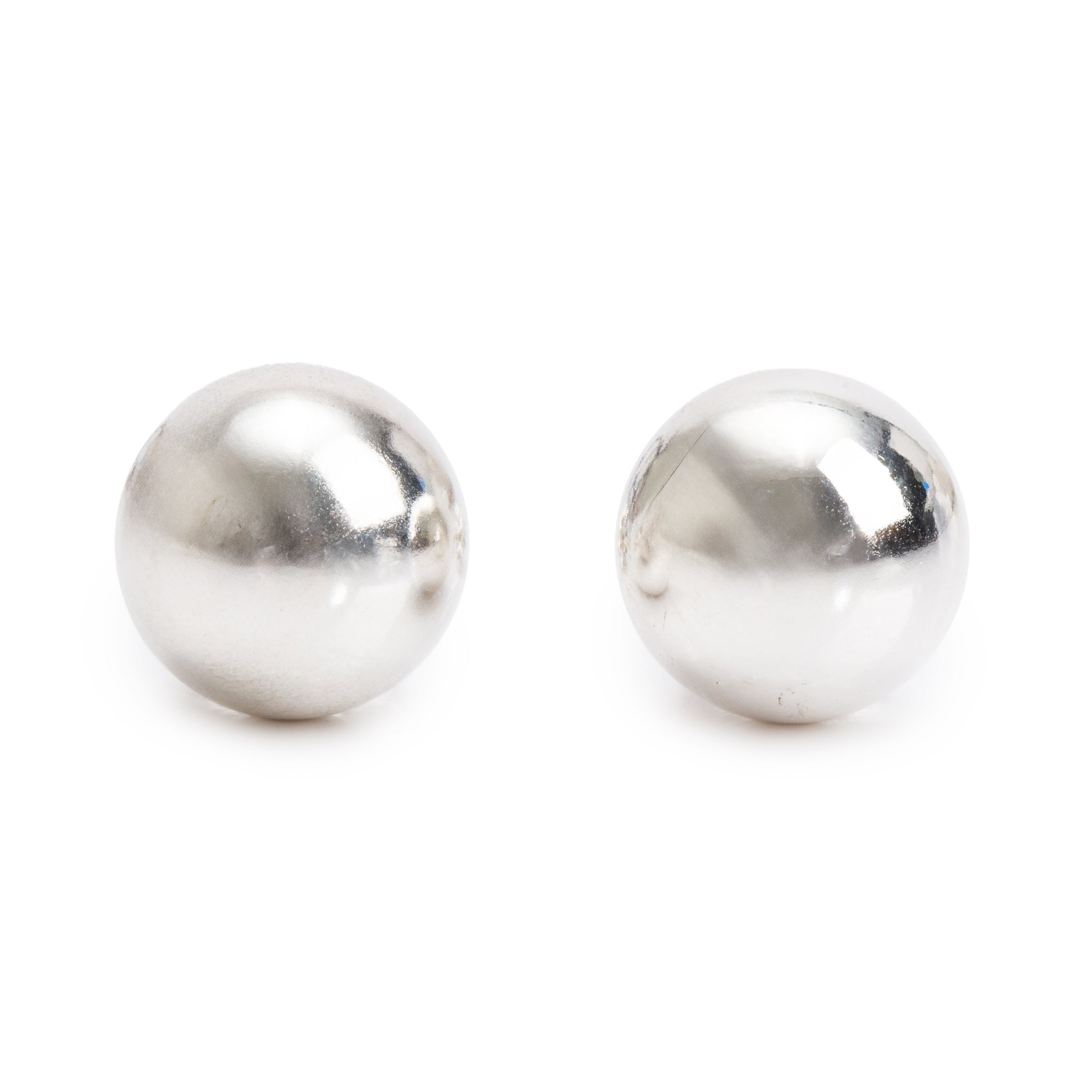 Tiffany & Co. Sterling Silver HardWear 10 MM Ball Earrings