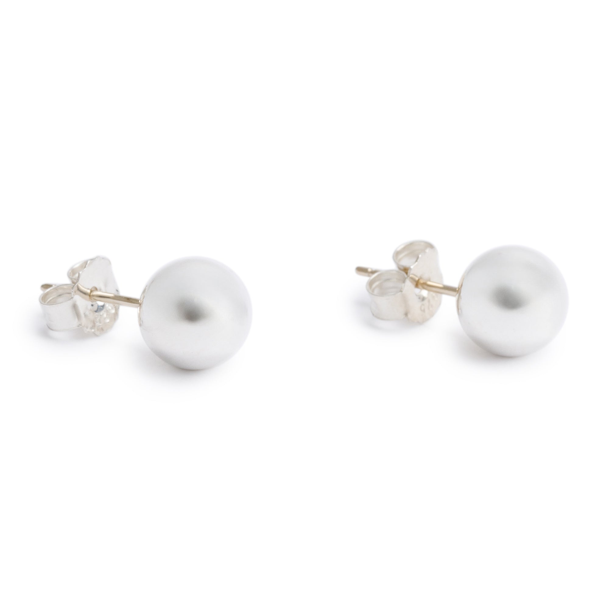 Tiffany & Co. Sterling Silver HardWear 8 MM Ball Earrings