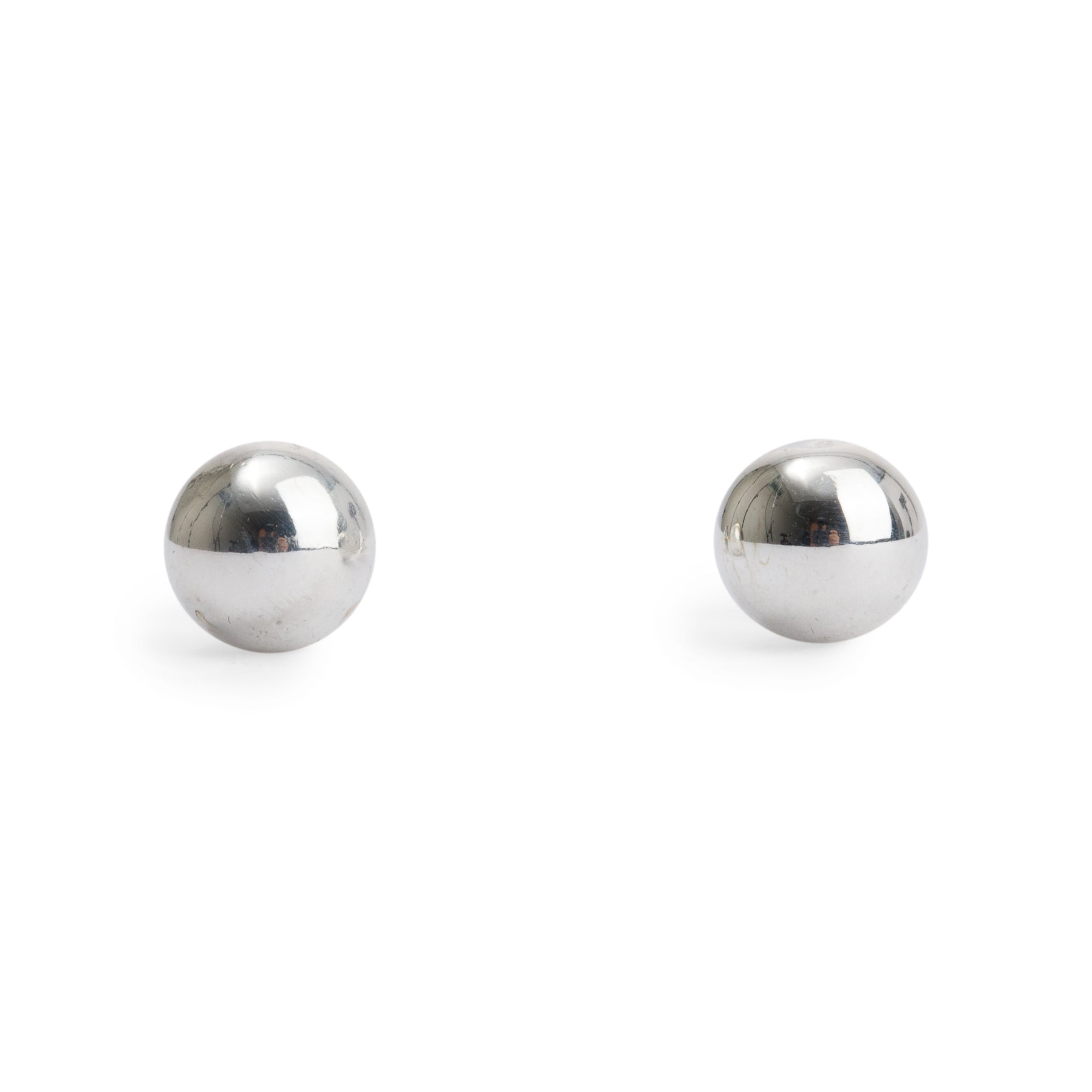 Tiffany & Co. Sterling Silver HardWear 8 MM Ball Earrings
