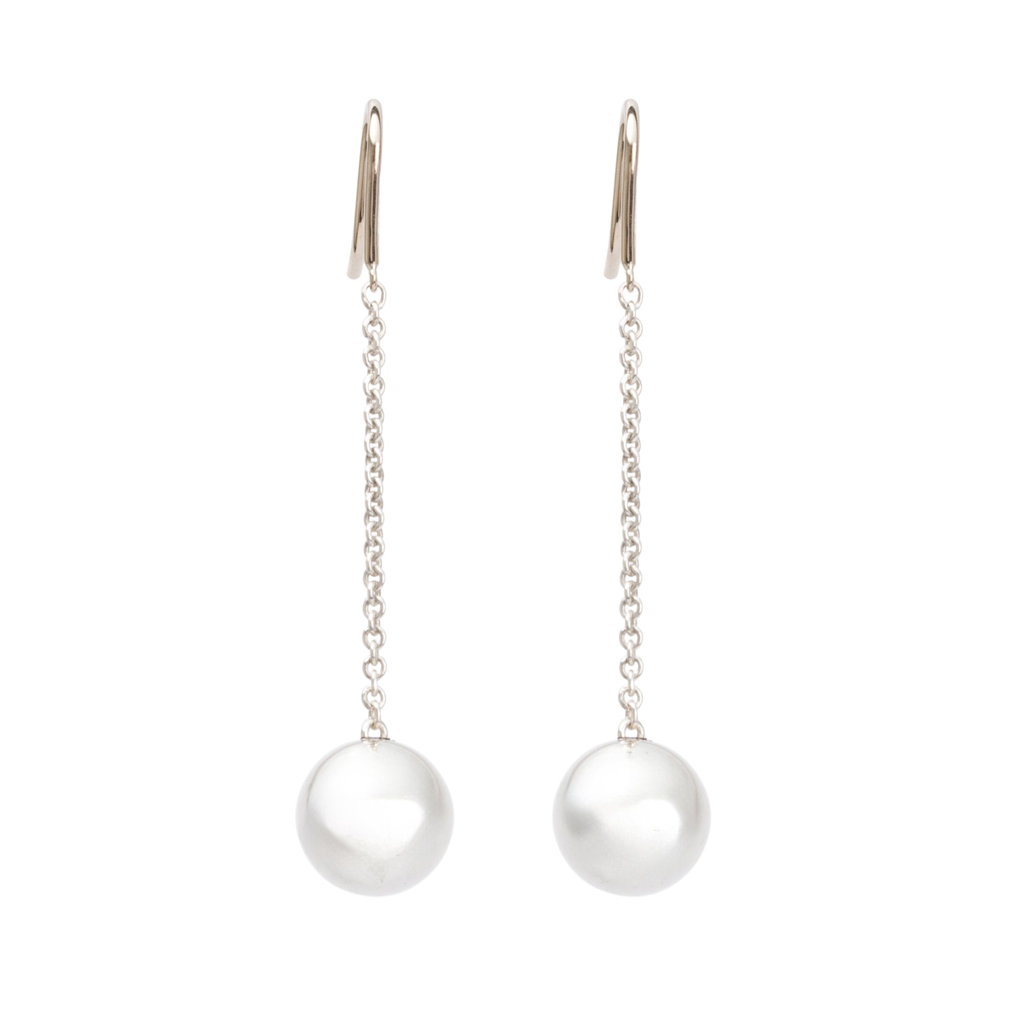 Tiffany & Co. Sterling Silver HardWear Ball Drop Earrings