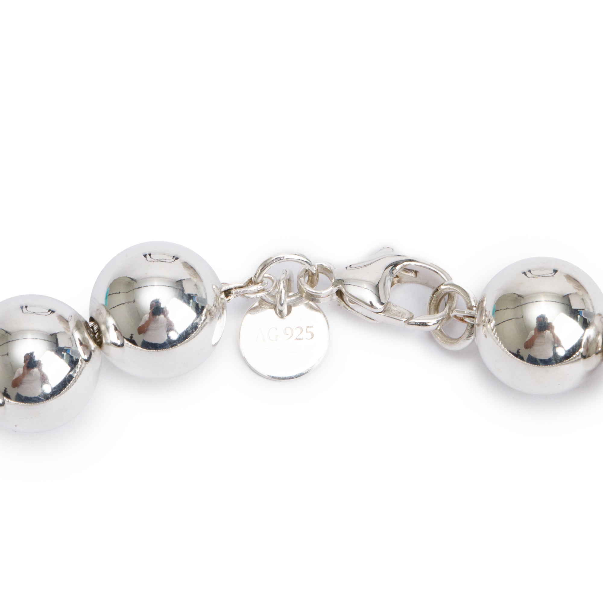 Tiffany & Co. Sterling Silver HardWear Ball Necklace
