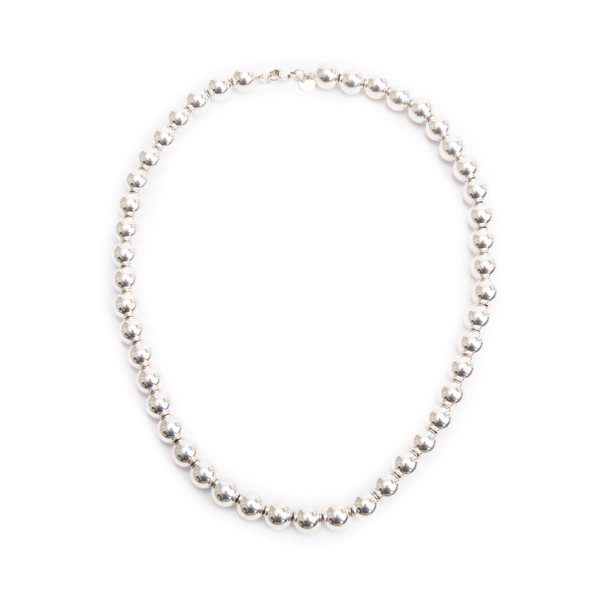 Tiffany & Co. Sterling Silver HardWear Ball Necklace