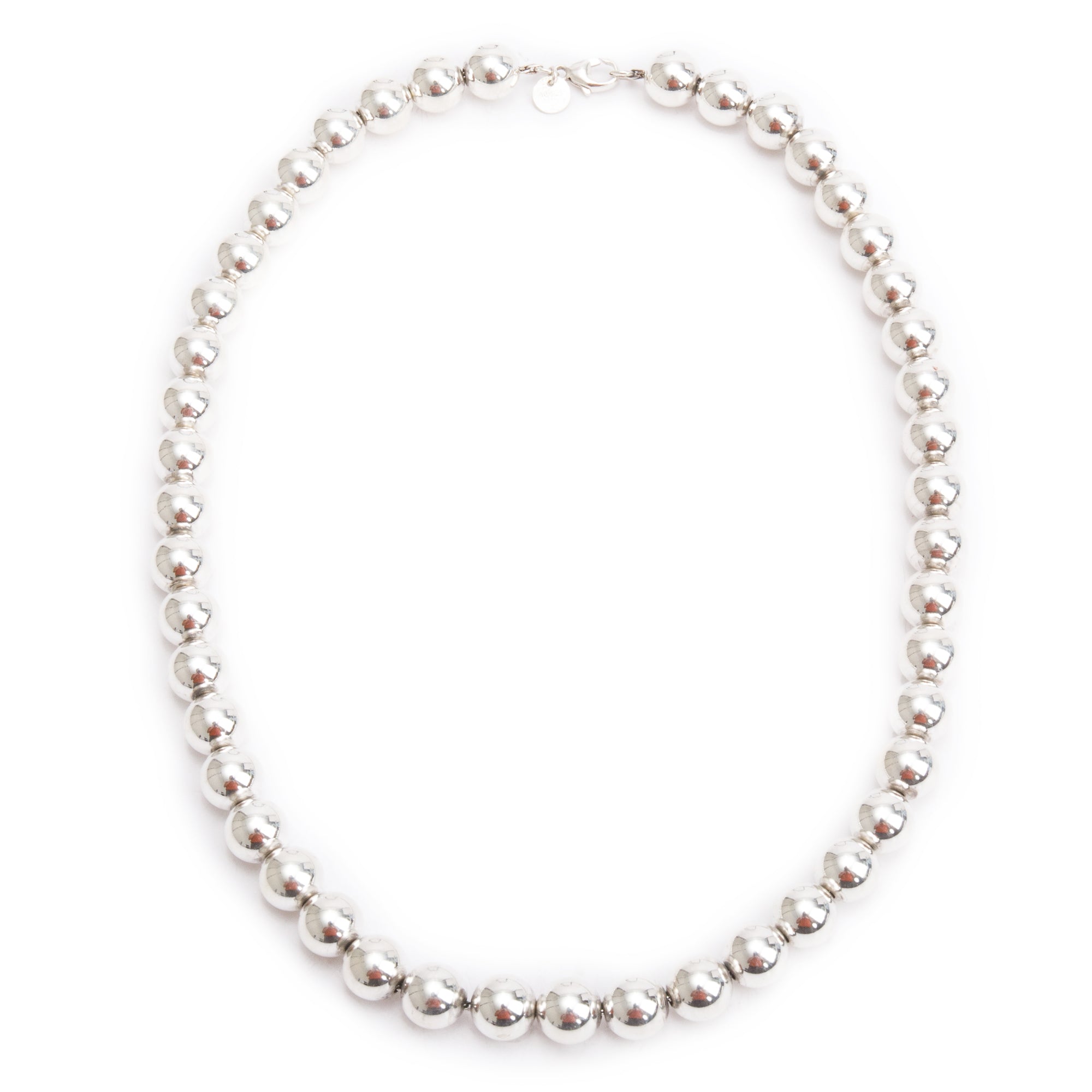Tiffany & Co. Sterling Silver HardWear Ball Necklace