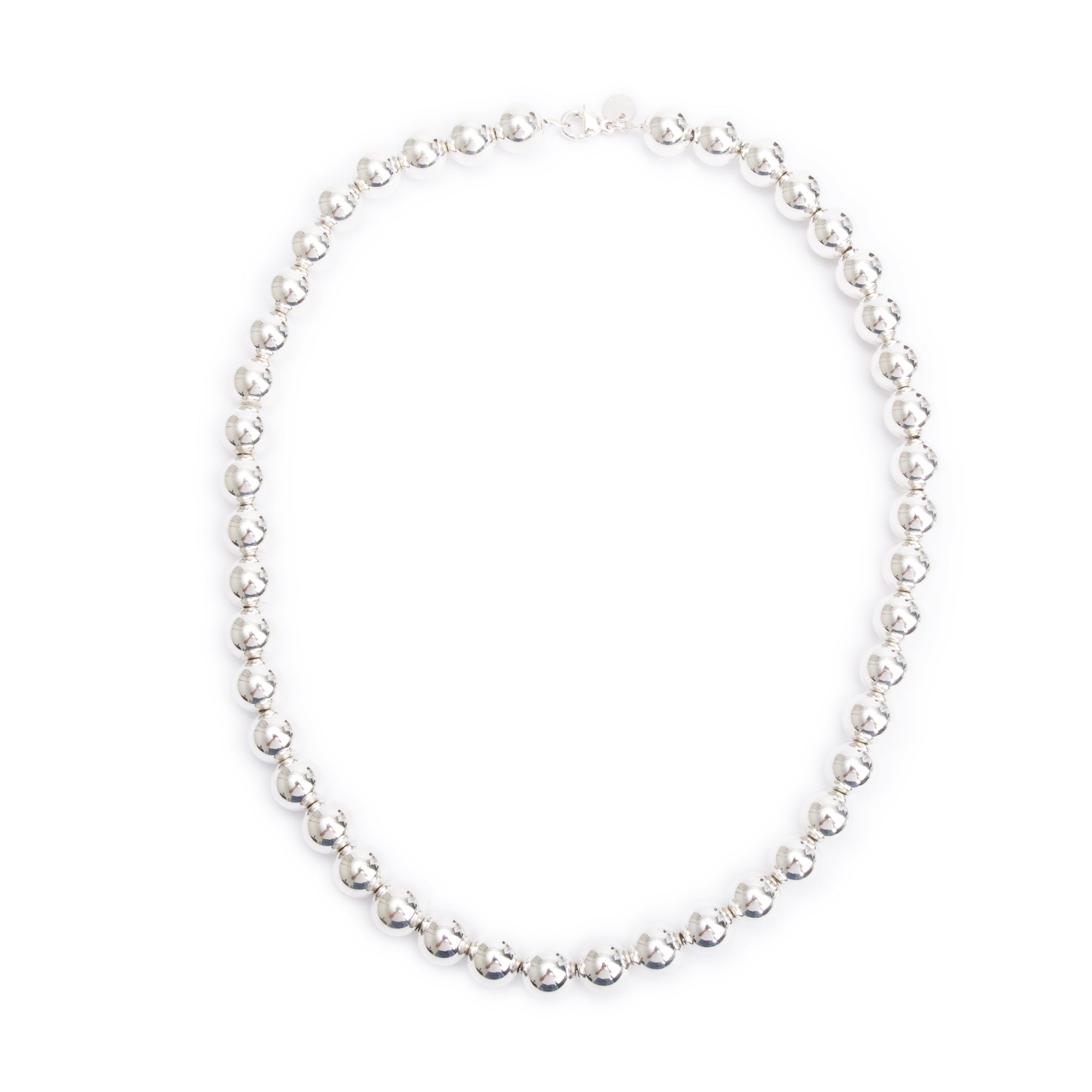 Tiffany & Co. Sterling Silver HardWear Ball Necklace